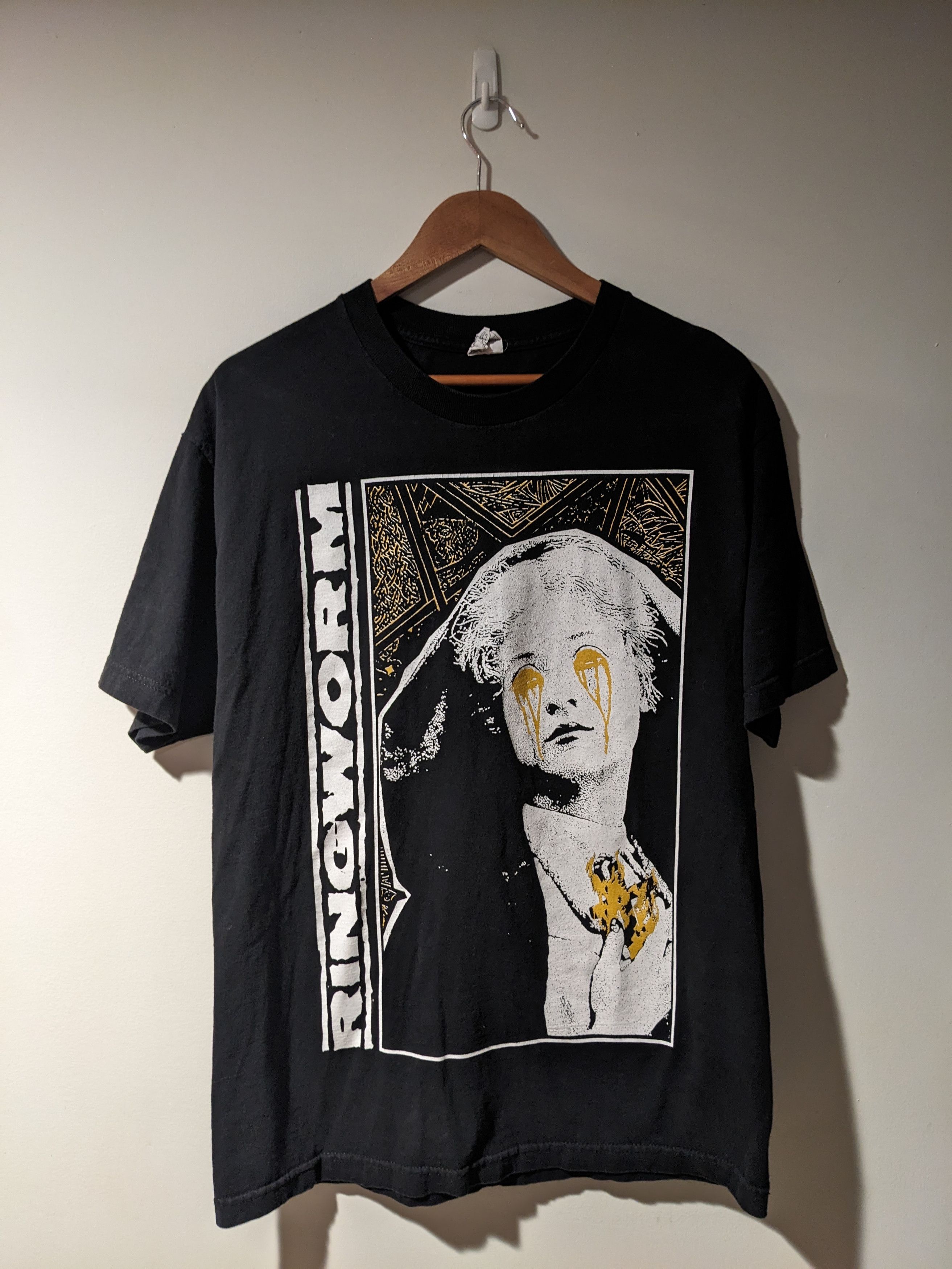 Band Tees Vintage Y2K RingWorm Hardcore Band Black Large T-Shirt Size US L / EU 52-54 / 3 - 1 Thumbnail