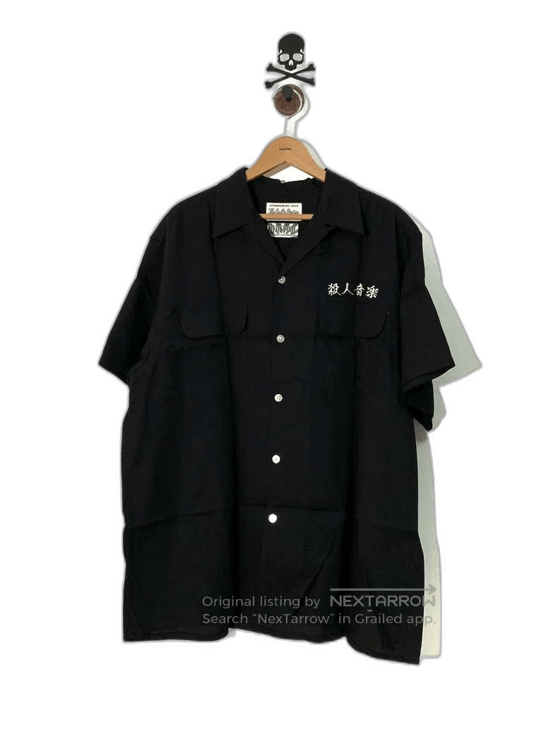 Wacko Maria WACKO MARIA Short Sleeve Black Shirt Size US L / EU 52-54 / 3 - 1 Thumbnail