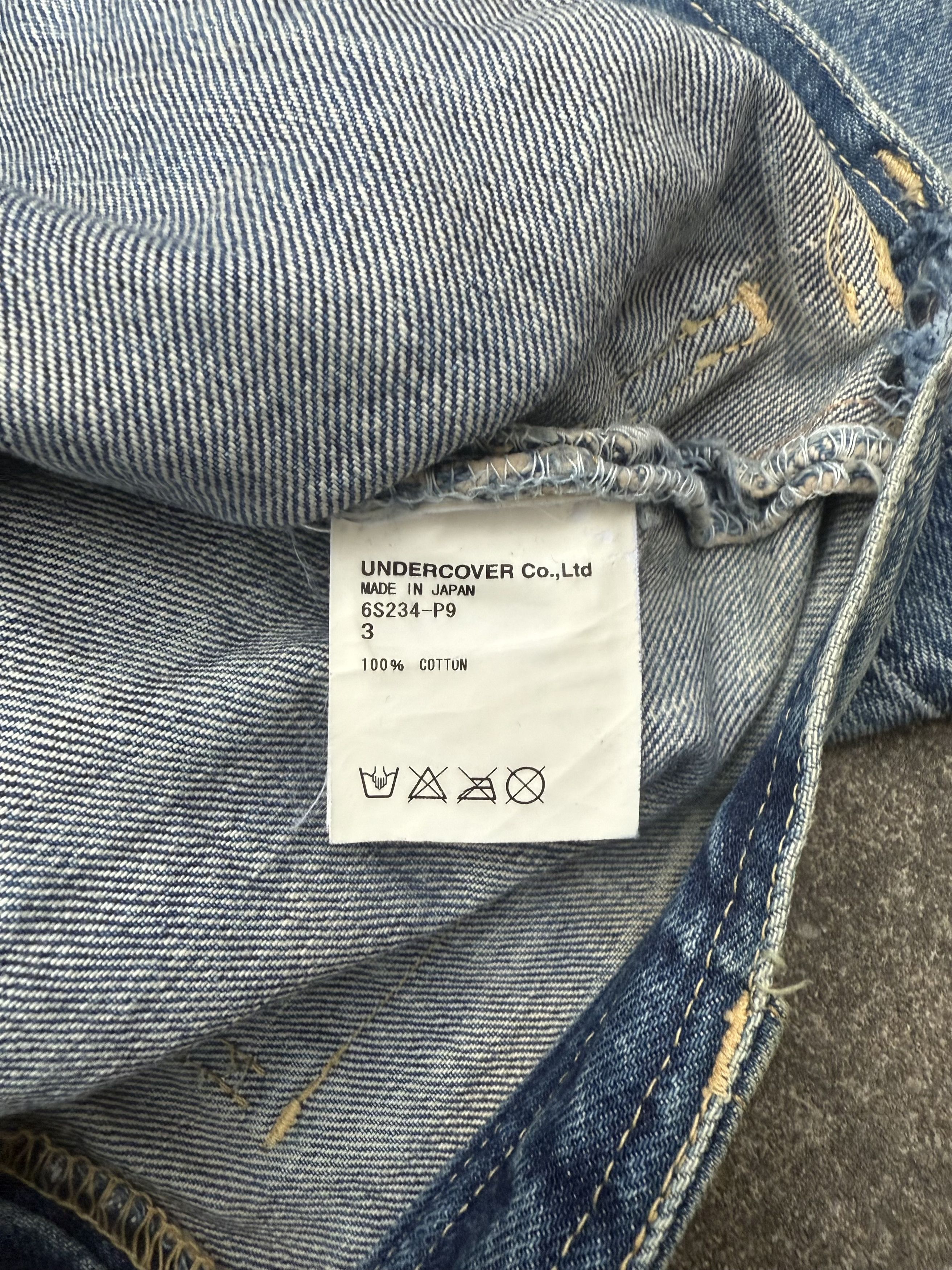 Undercover SS06 "T" Flared Chuuut! Denim Size US 32 / EU 48 - 8 Thumbnail