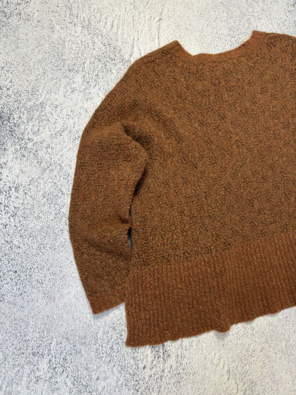 OSKA OSKA Premium Virgin Wool Knit Rich Brown Sweater Size M / US 6-8 / IT 42-44 - 11 Thumbnail