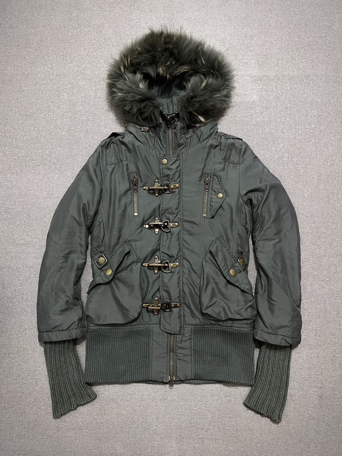 If Six Was Nine × Japanese Brand Sly parka fur jacket | Grailed