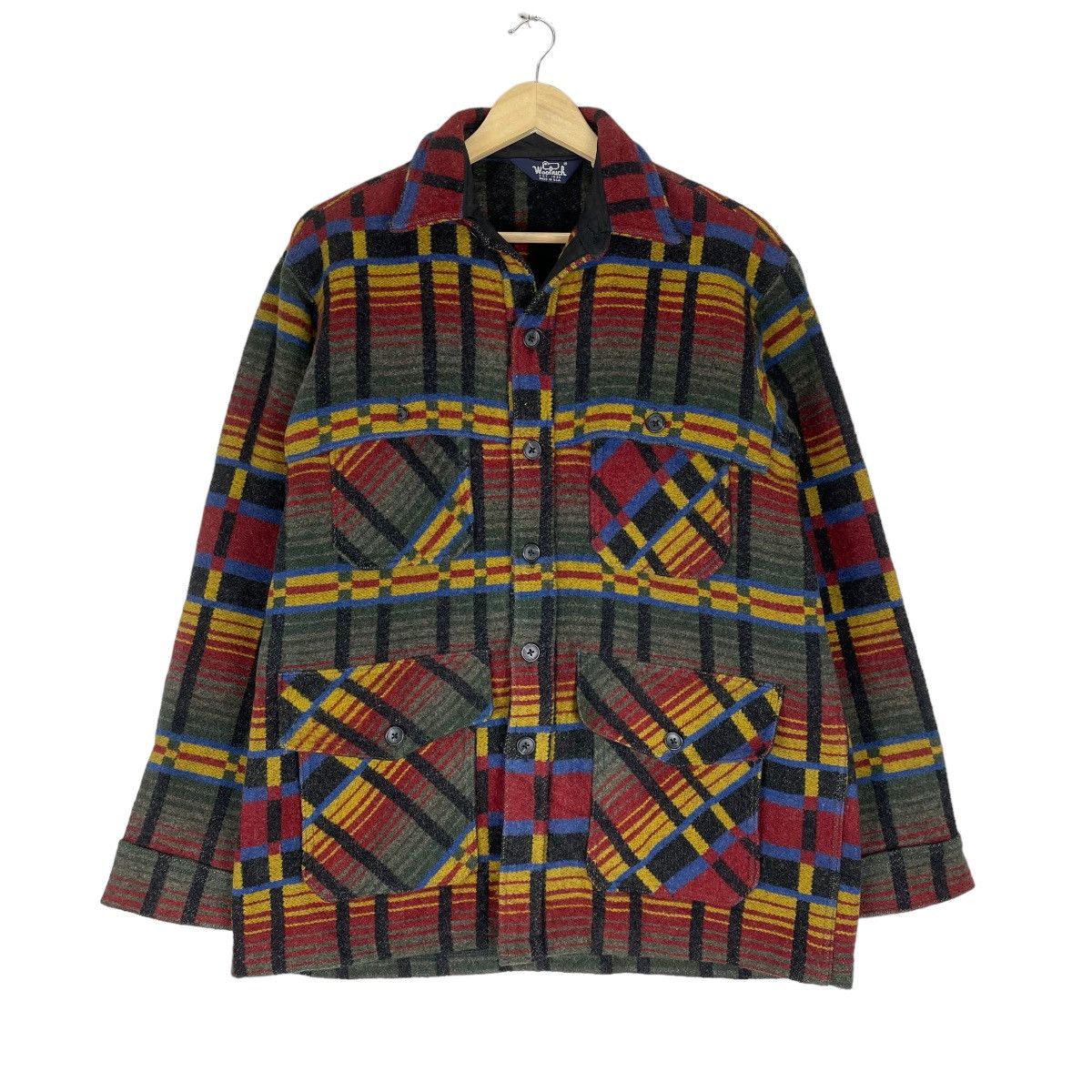 Woolrich Woolen Mills ☀️WOOLRICH STRIPES COLORWAY MULTI POCKET JACKET LIKE FILSON Size US M / EU 48-50 / 2 - 4 Thumbnail