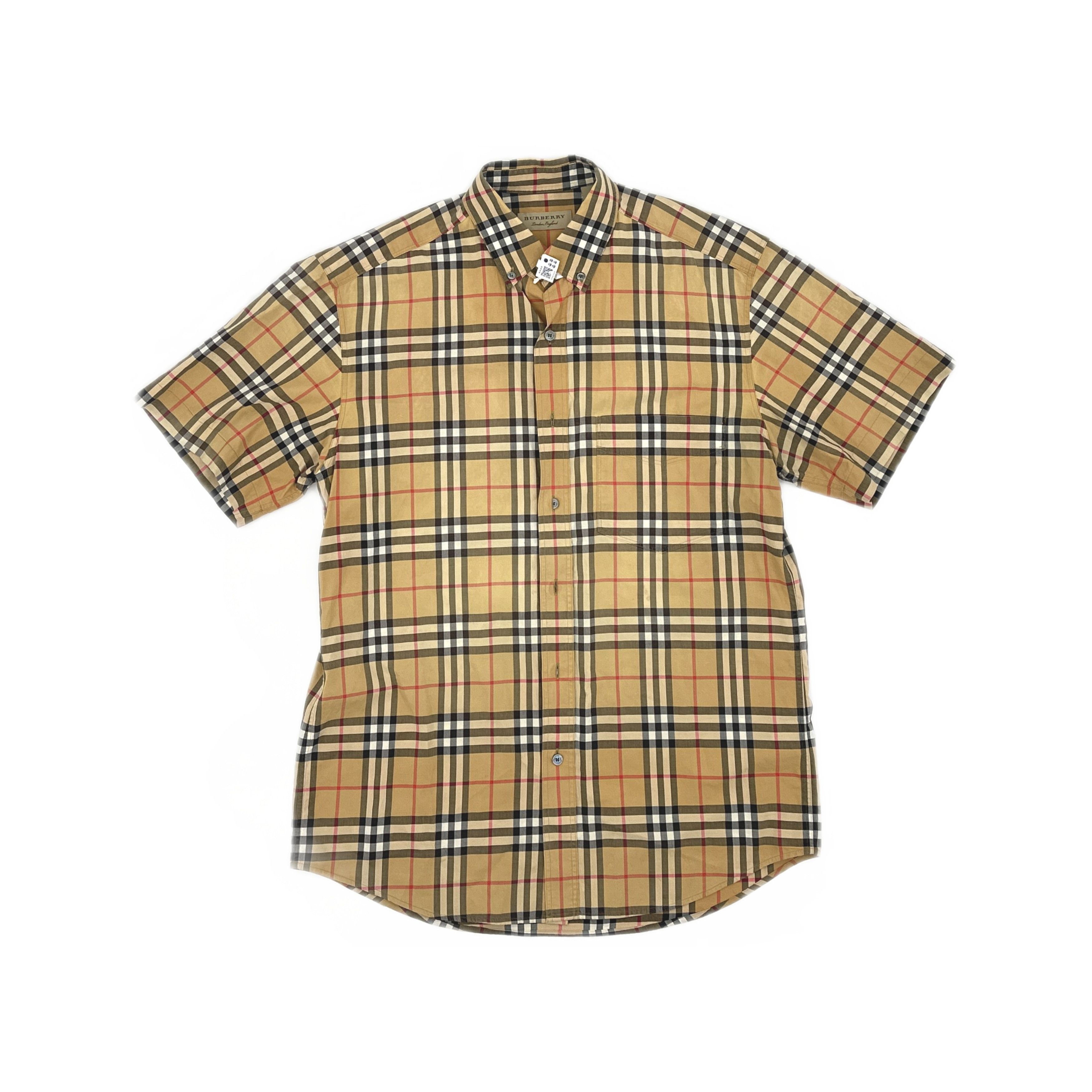 Burberry Burberry Classic Check Short Sleeve Shirt Size M Size US M / EU 48-50 / 2 - 1 Thumbnail