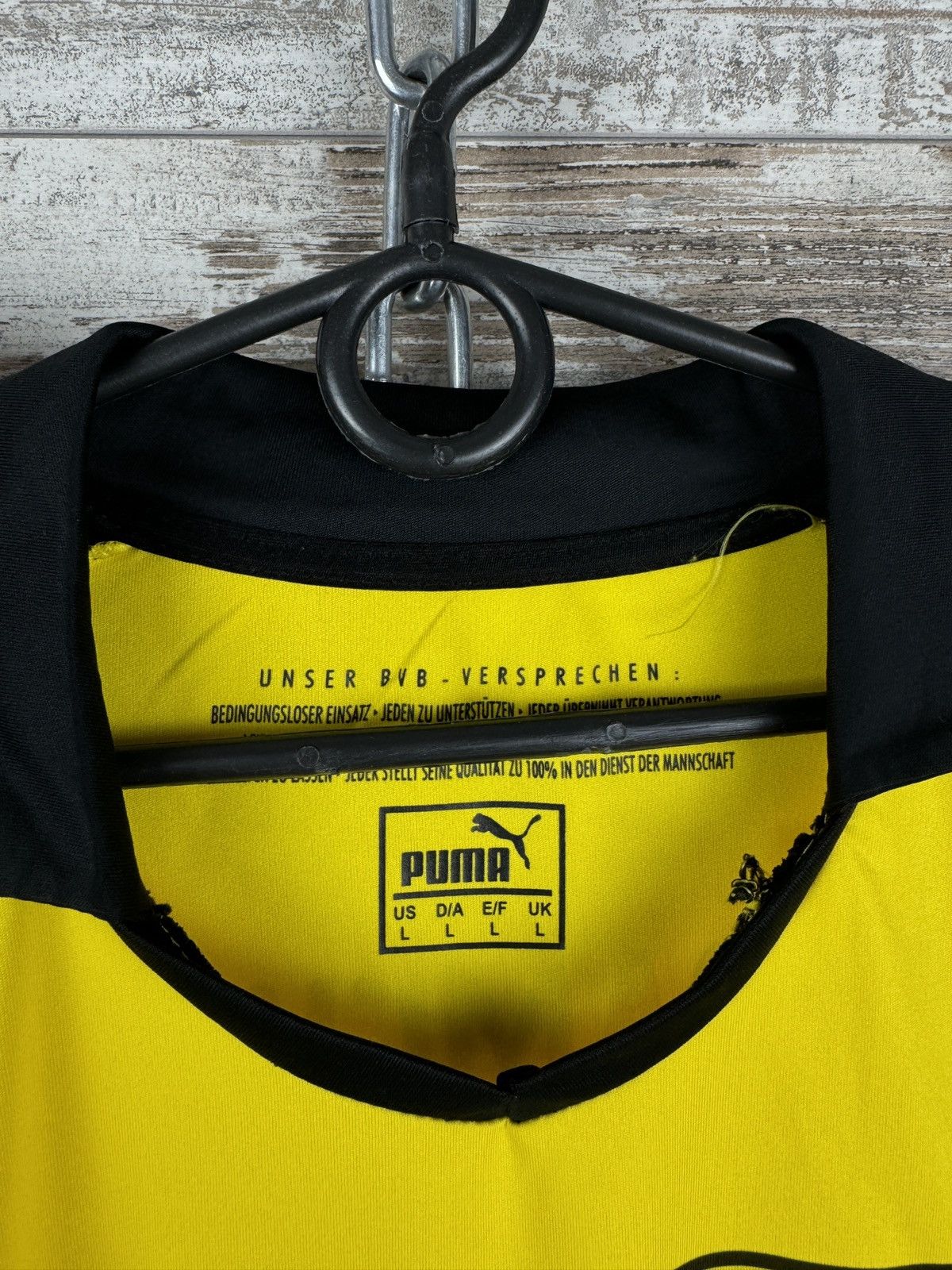 Puma Mens Vintage Puma Borussia Dortmund Aubameyang 17 T-Shirt Size US L / EU 52-54 / 3 - 8 Thumbnail