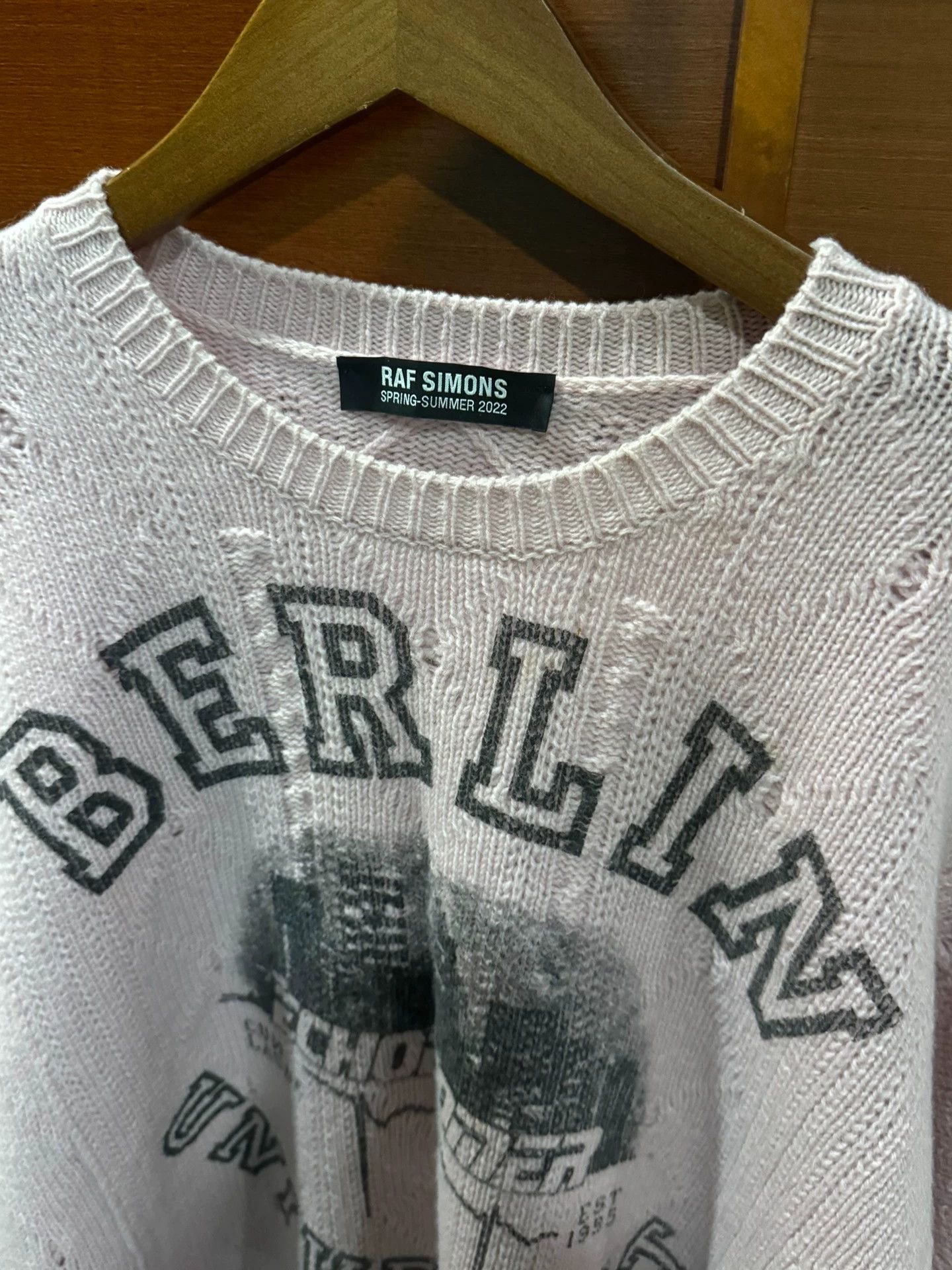Raf Simons Raf Simons Berlin 22 Pink Oversized Sweater Size 2 Size US M / EU 48-50 / 2 - 3 Thumbnail