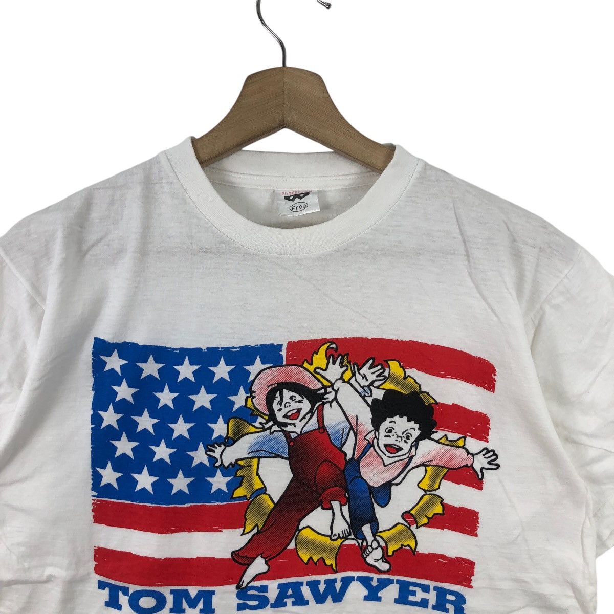 Anime × Vintage Vintage 90s TOM SAWYER Anime Tee Nippon Animation Banpresto Size US M / EU 48-50 / 2 - 2 Thumbnail