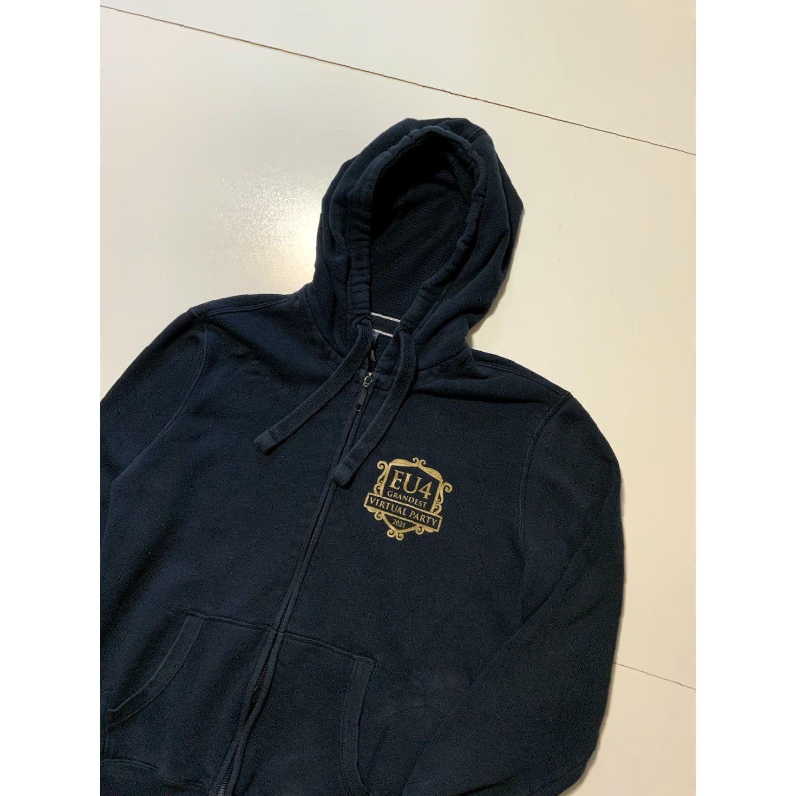 Vintage Europa Universalis IV Grandest Virtual Party ’21 Strategy Gaming Full Zip Hoodie M Black Mens Sz.M Kariban Size US M / EU 48-50 / 2 - 4 Thumbnail