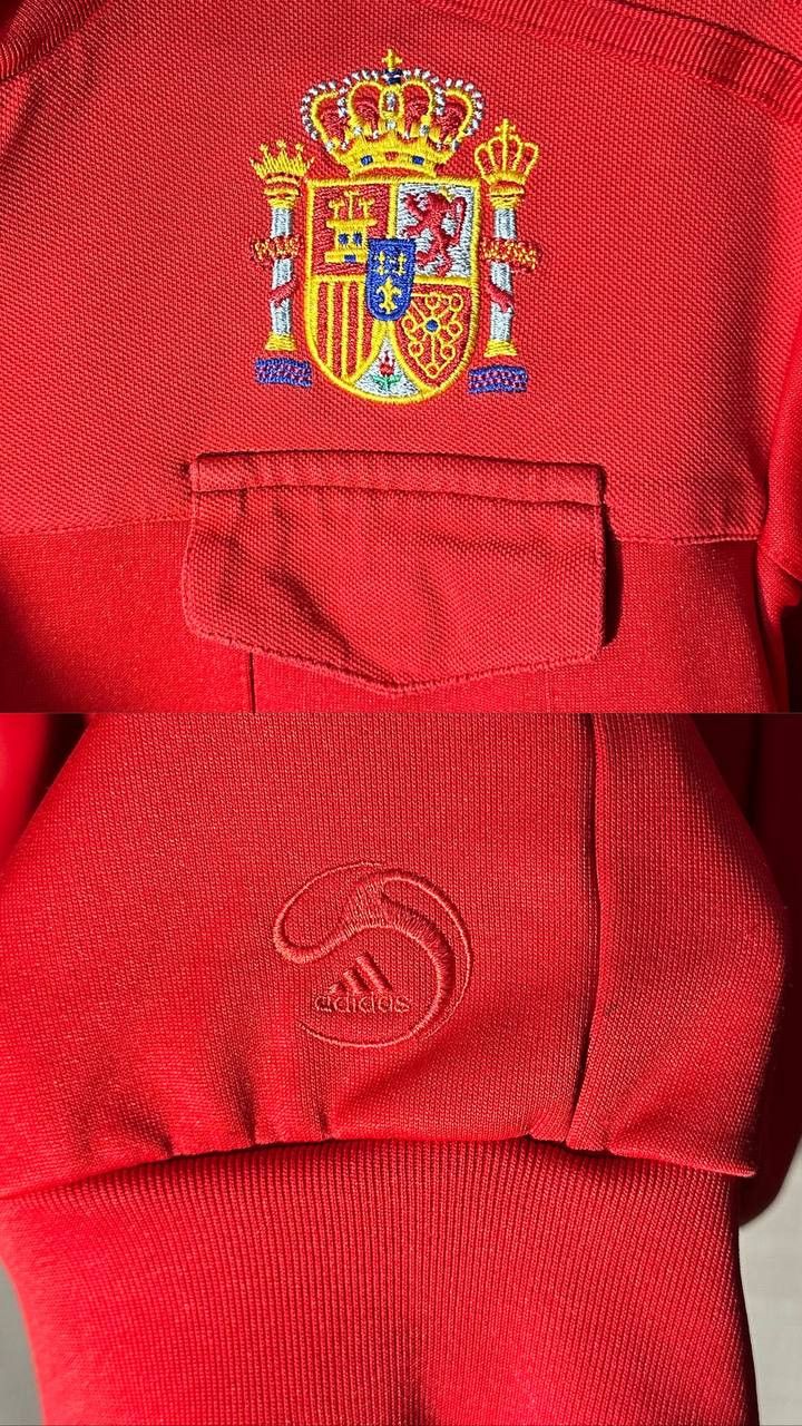 Adidas Adidas Spain 2008 Track Jacket Full Zip Football soccer Size US S / EU 44-46 / 1 - 2 Thumbnail