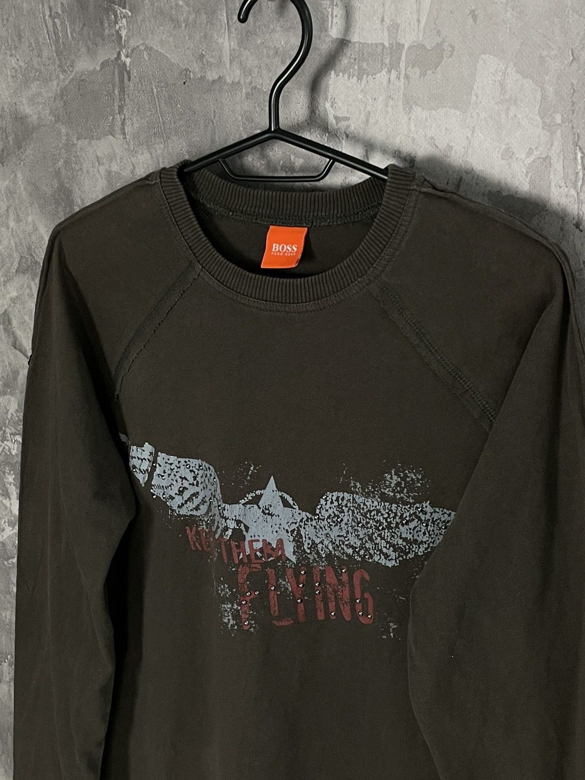 If Six Was Nine × Japanese Brand × Vintage Vintage Boss Studded Grunge Vibe Affiction Style Long Sleeve Size US S / EU 44-46 / 1 - 7 Thumbnail
