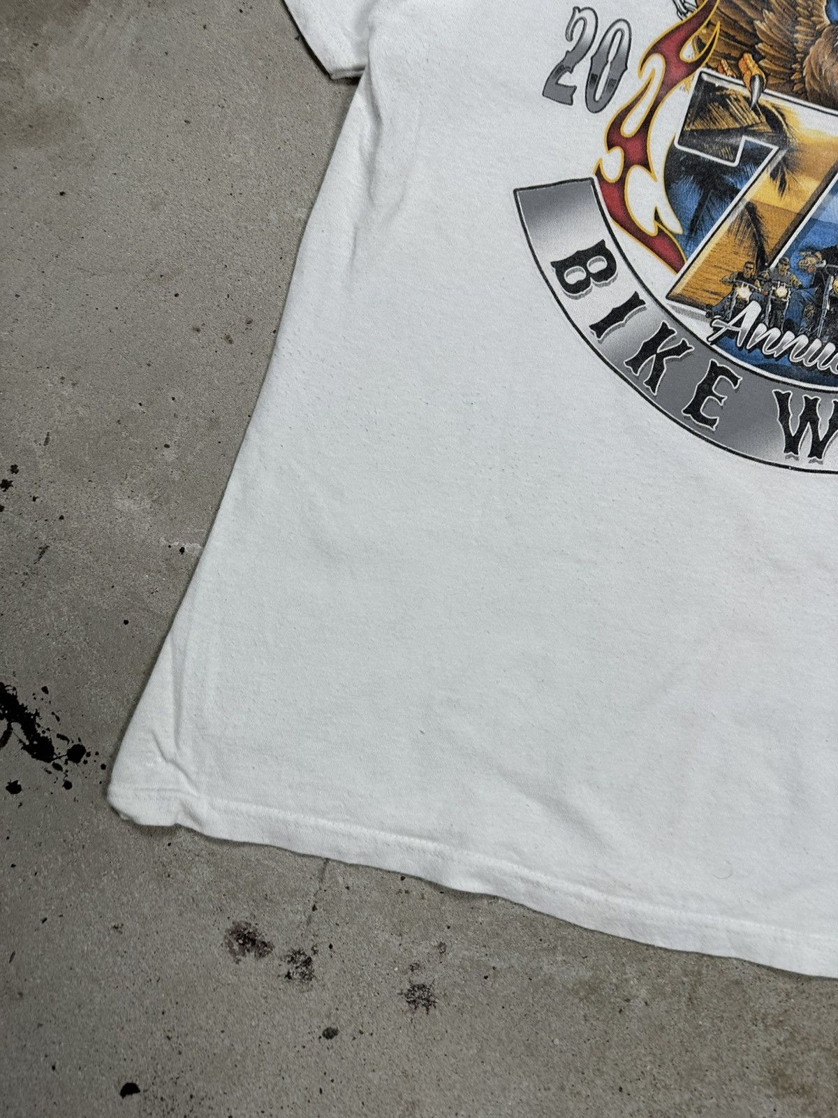 Harley Davidson Vintage Bike Week Daytona Beach Harley Moto Print T Shirt Size US L / EU 52-54 / 3 - 9 Thumbnail