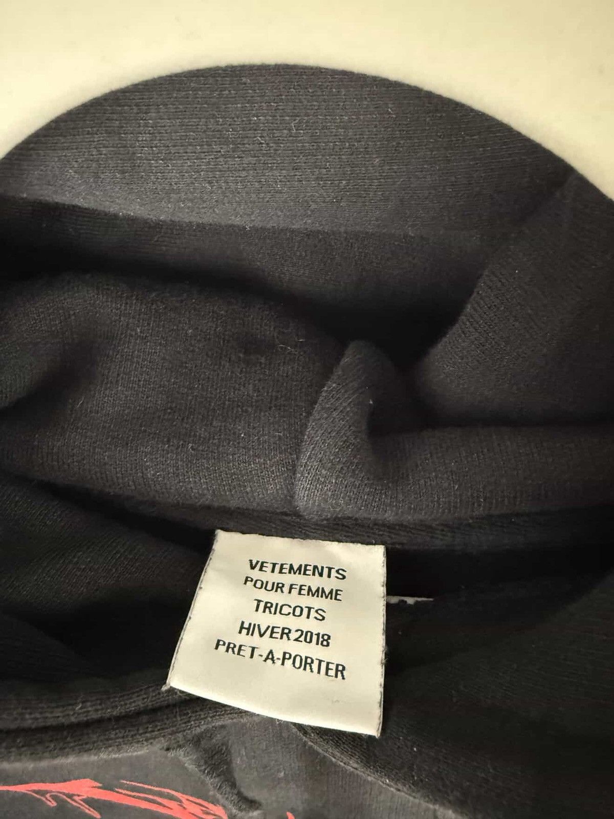 Vetements Vetements Aw17 Heavy Metal Tour Hoodie Size US L / EU 52-54 / 3 - 4 Thumbnail