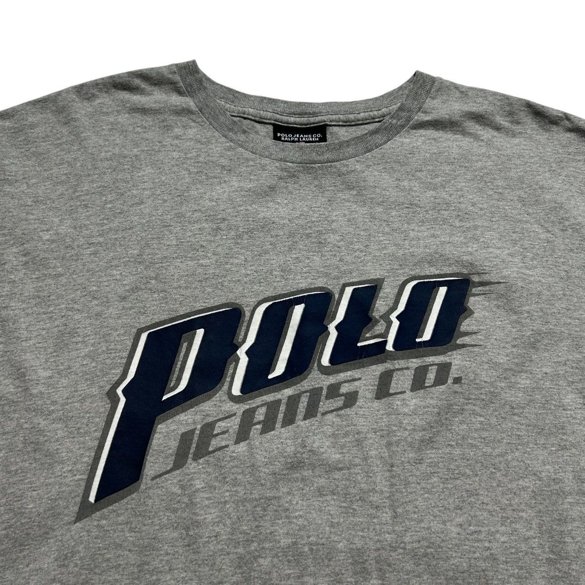 Polo Ralph Lauren × Vintage Polo Ralph Lauren Jeans Big Logo Long Sleeve Tshirt Size US L / EU 52-54 / 3 - 3 Thumbnail