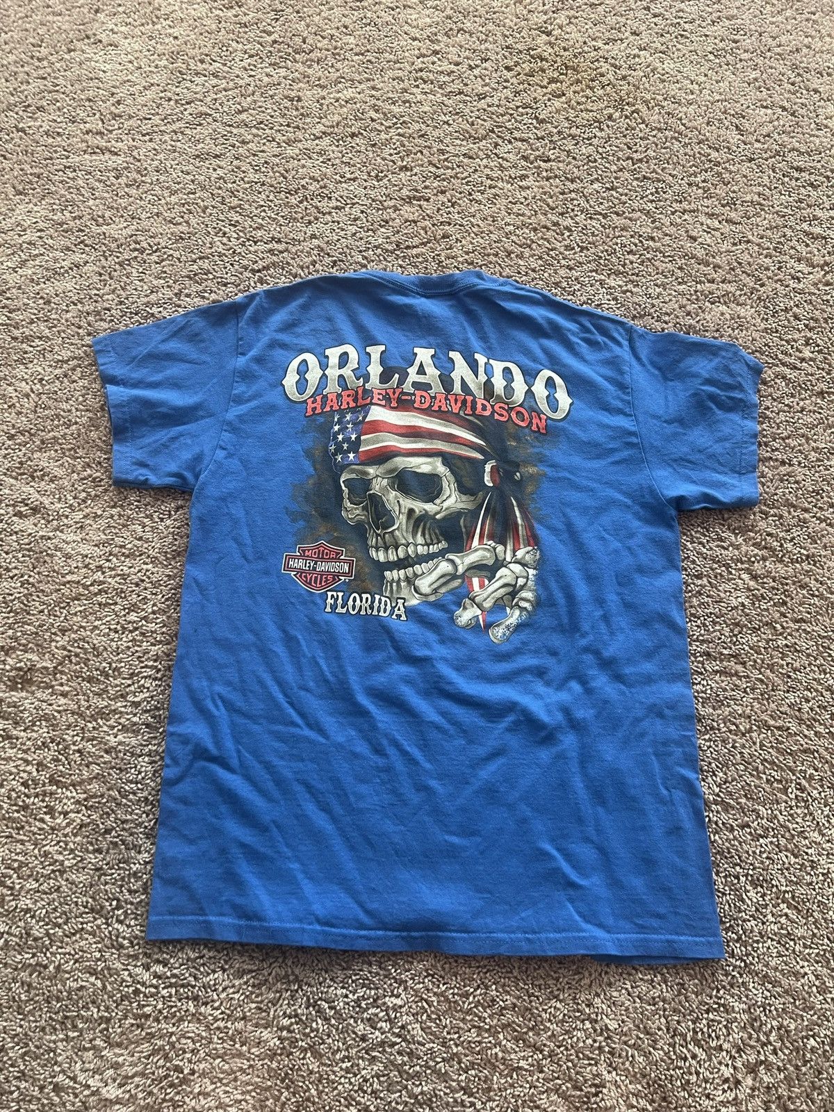 Harley Davidson × Vintage Vintage Harley Davidson Tee Size US M / EU 48-50 / 2 - 1 Thumbnail
