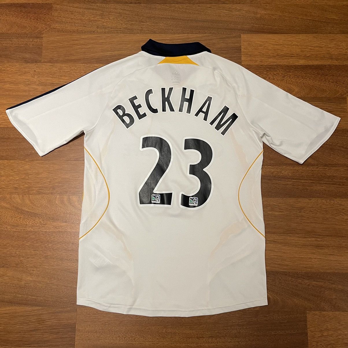 Adidas LA GALAXY ADIDAS 2007/2008 FOOTBALL HOME JERSEY 23 BECKHAM
