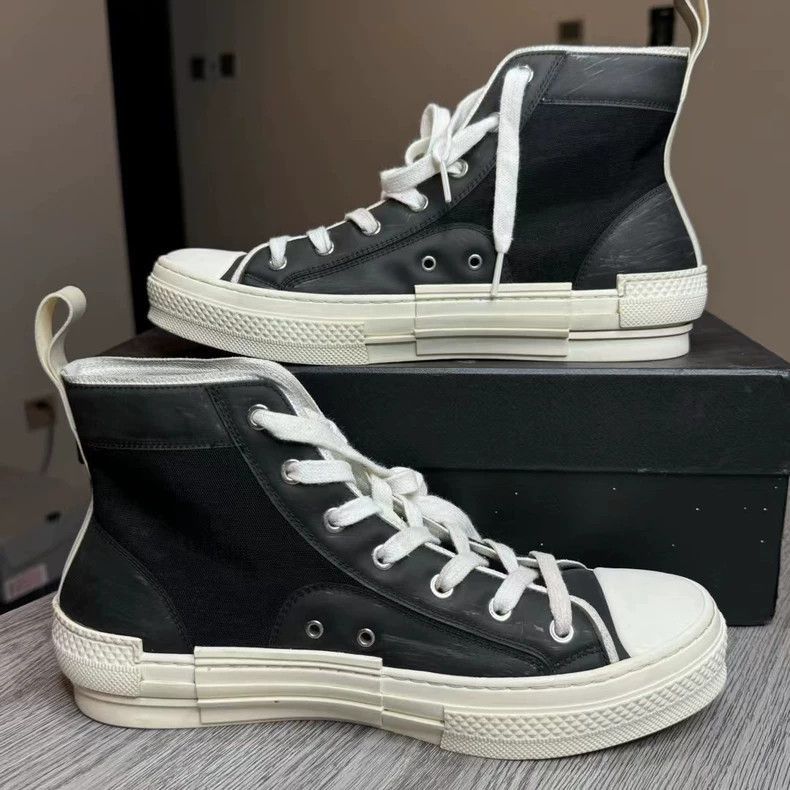 Dior Dior High Top Sneakers with Floral Design-2506 Size US 8 / EU 41 - 2 Thumbnail