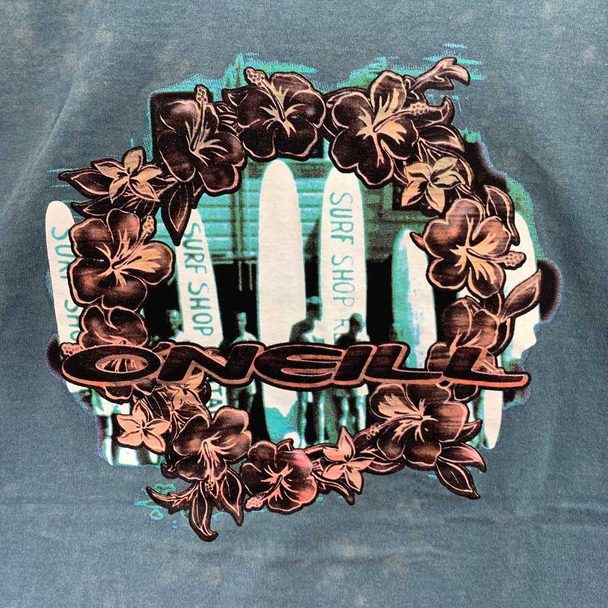 O'Neill × Vintage Vintage 90s ONEILL Surfing Tee Shirt Size US L / EU 52-54 / 3 - 3 Thumbnail
