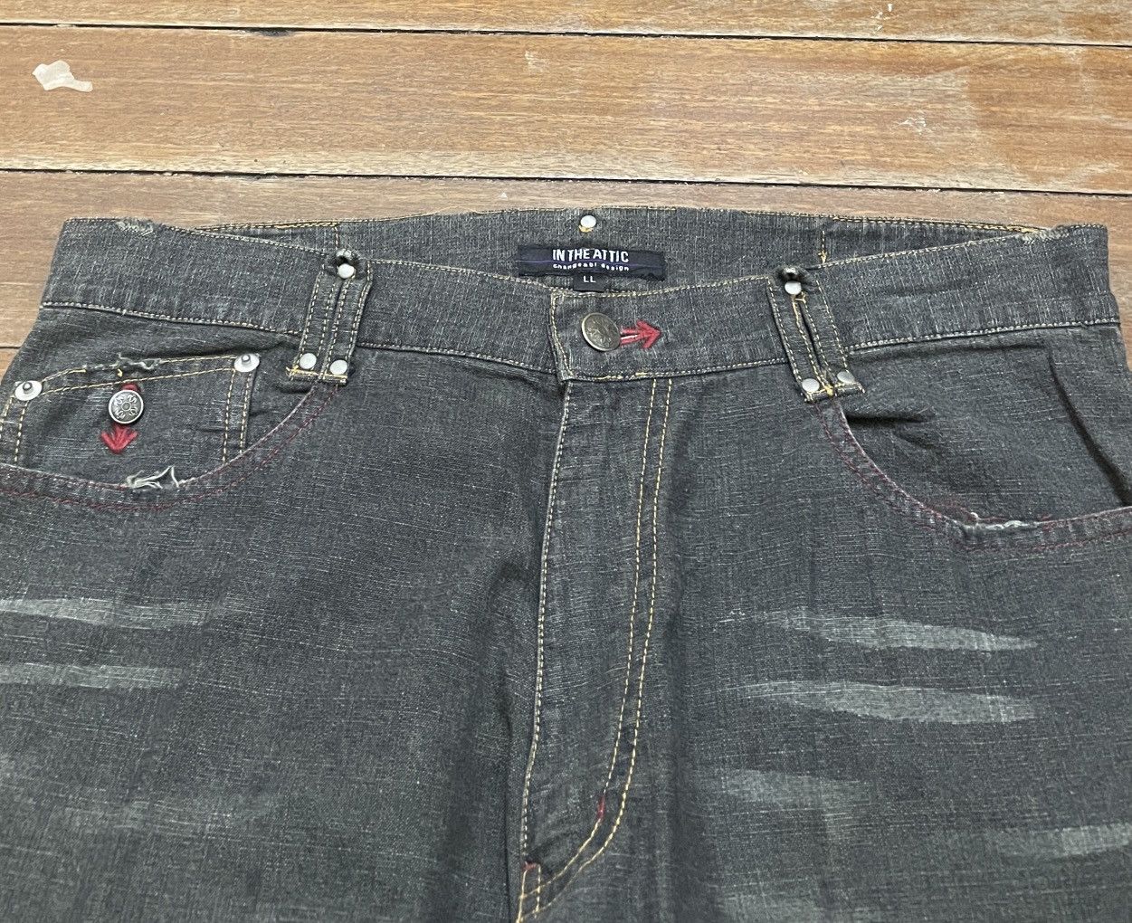 In The Attic Very Rare VintageBrand In The Attic Tactical Jeans 1990s Size US 32 / EU 48 - 3 Thumbnail