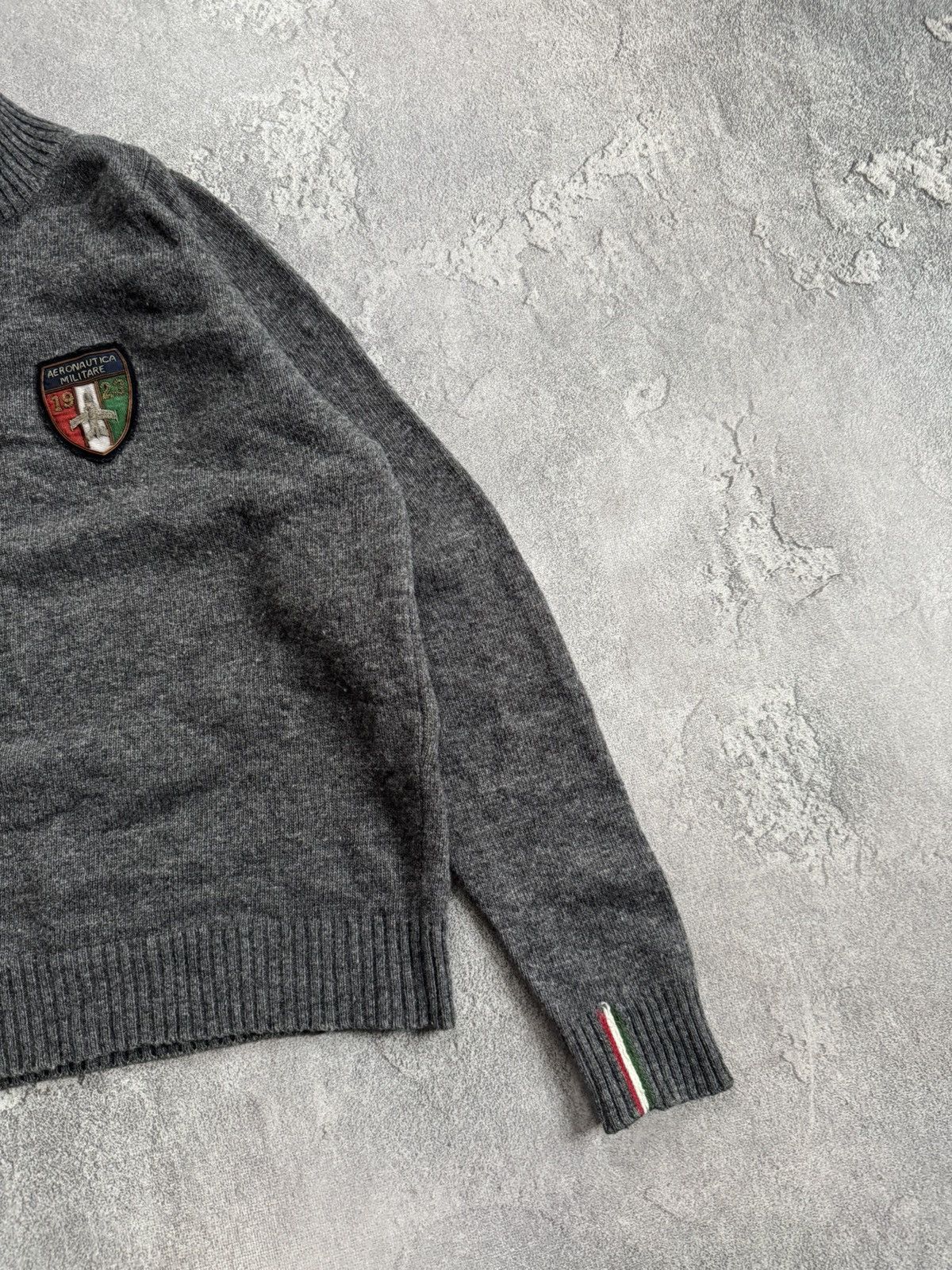 Aeronautica Militare Aeronautica Militare XL button up turtleneck sweater jumper Size US XL / EU 56 / 4 - 6 Thumbnail