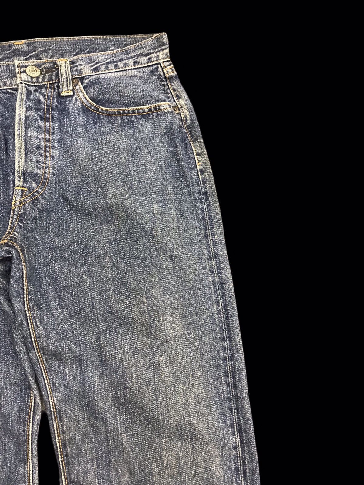 Yohji Yamamoto 💥ARCHIVAL💥SPOTTED HORSE MINIMALIST DENIM By Yohji F61 Size US 27 - 3 Thumbnail