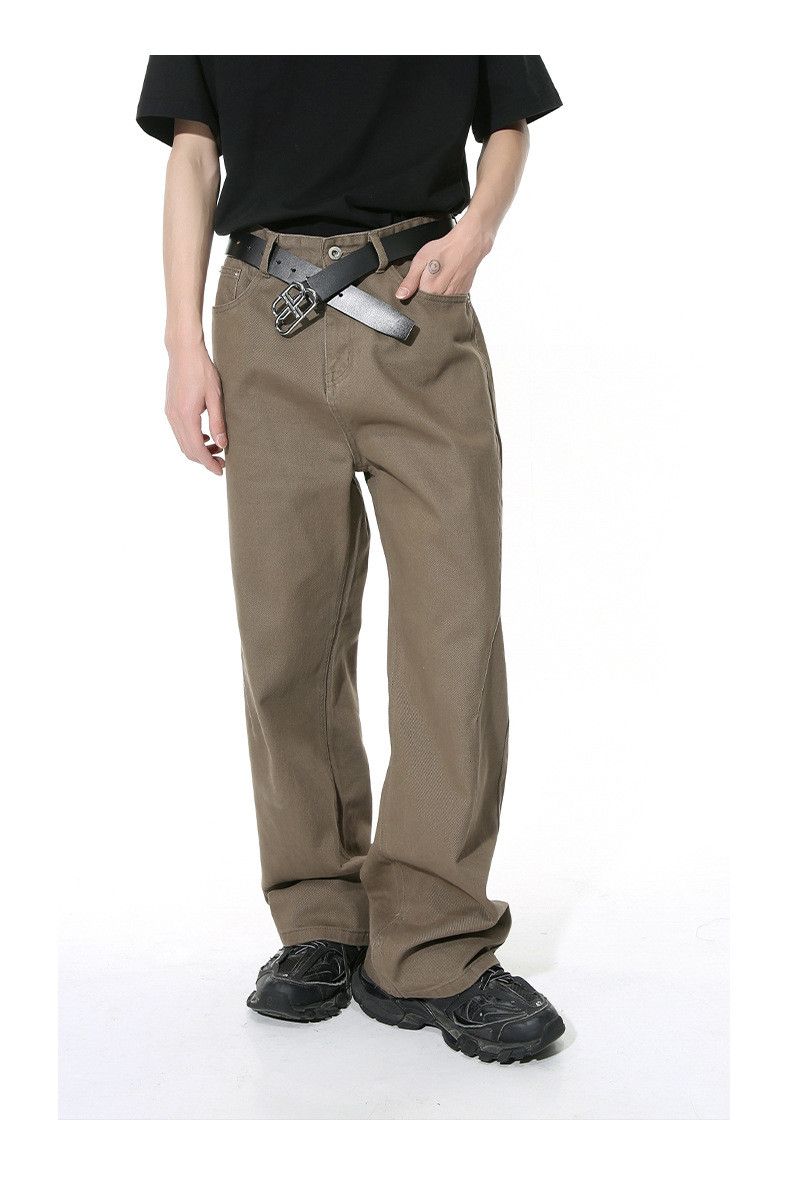 Japanese Brand × Vintage Japanese retro simple straight loose jeans Size US 32 / EU 48 - 2 Thumbnail
