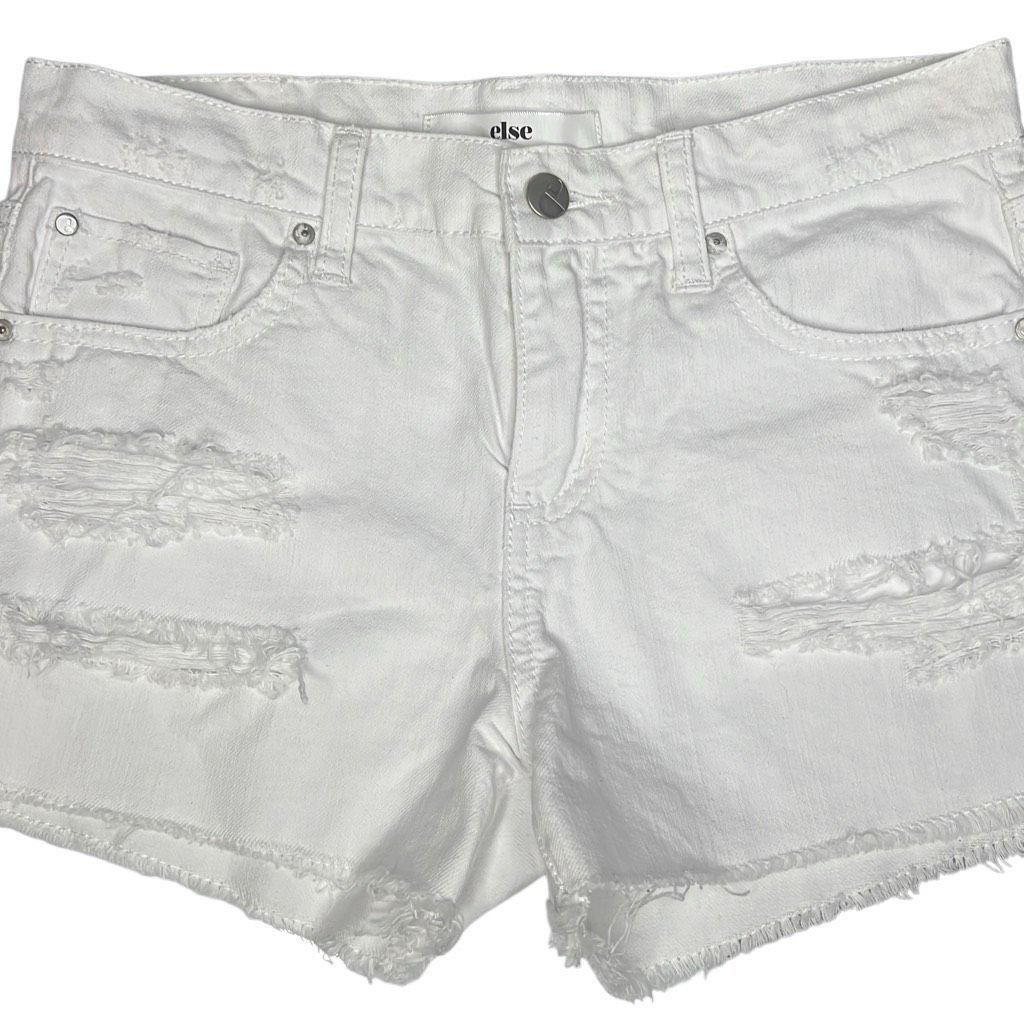 Other Else distressed white denim shirts 25 Size 25" / US 0 / IT 36 - 2 Thumbnail