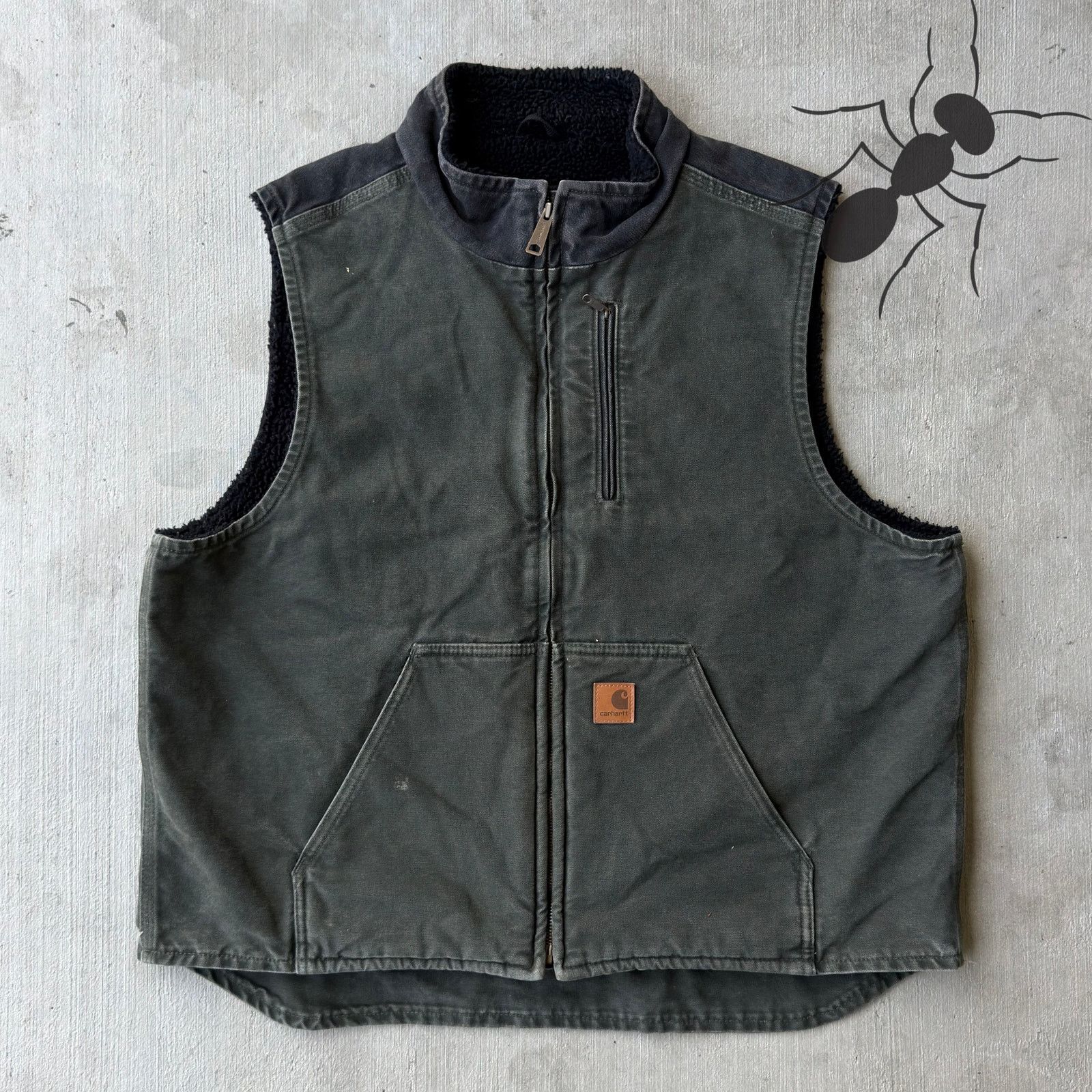 Carhartt × Vintage Carhartt V33 green work wear vest Size US XL / EU 56 / 4 - 1 Thumbnail