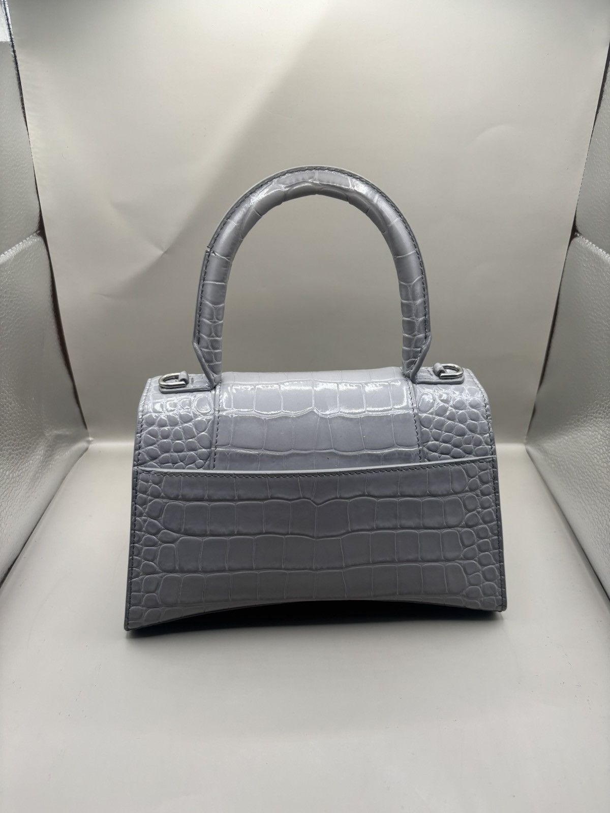 Balenciaga Balenciaga HourGlass Embossed Leather Too Handle Size ONE SIZE - 3 Thumbnail