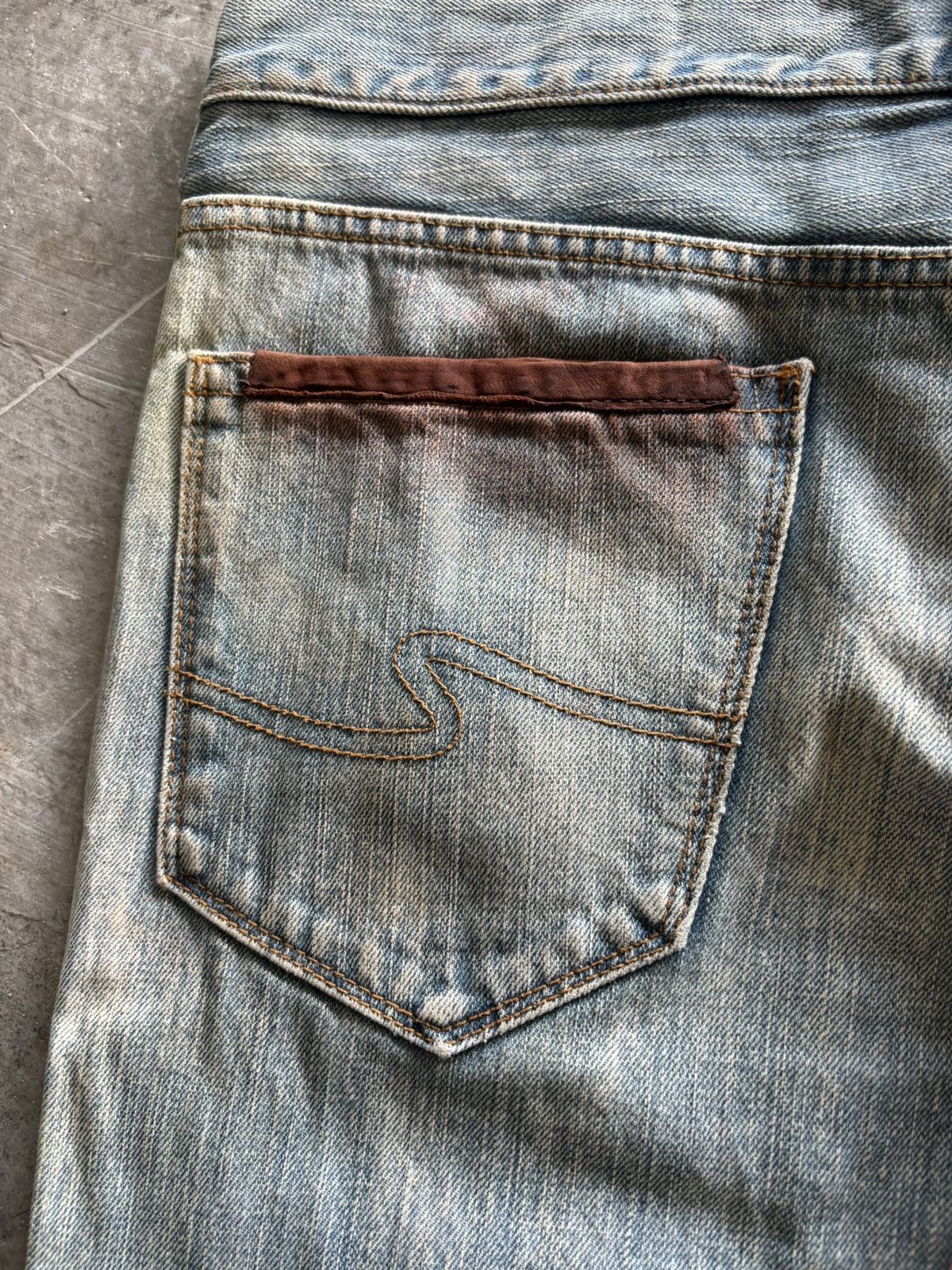 If Six Was Nine distressed flare patchwork bonds & peace japanese punk Size US 34 / EU 50 - 15 Thumbnail