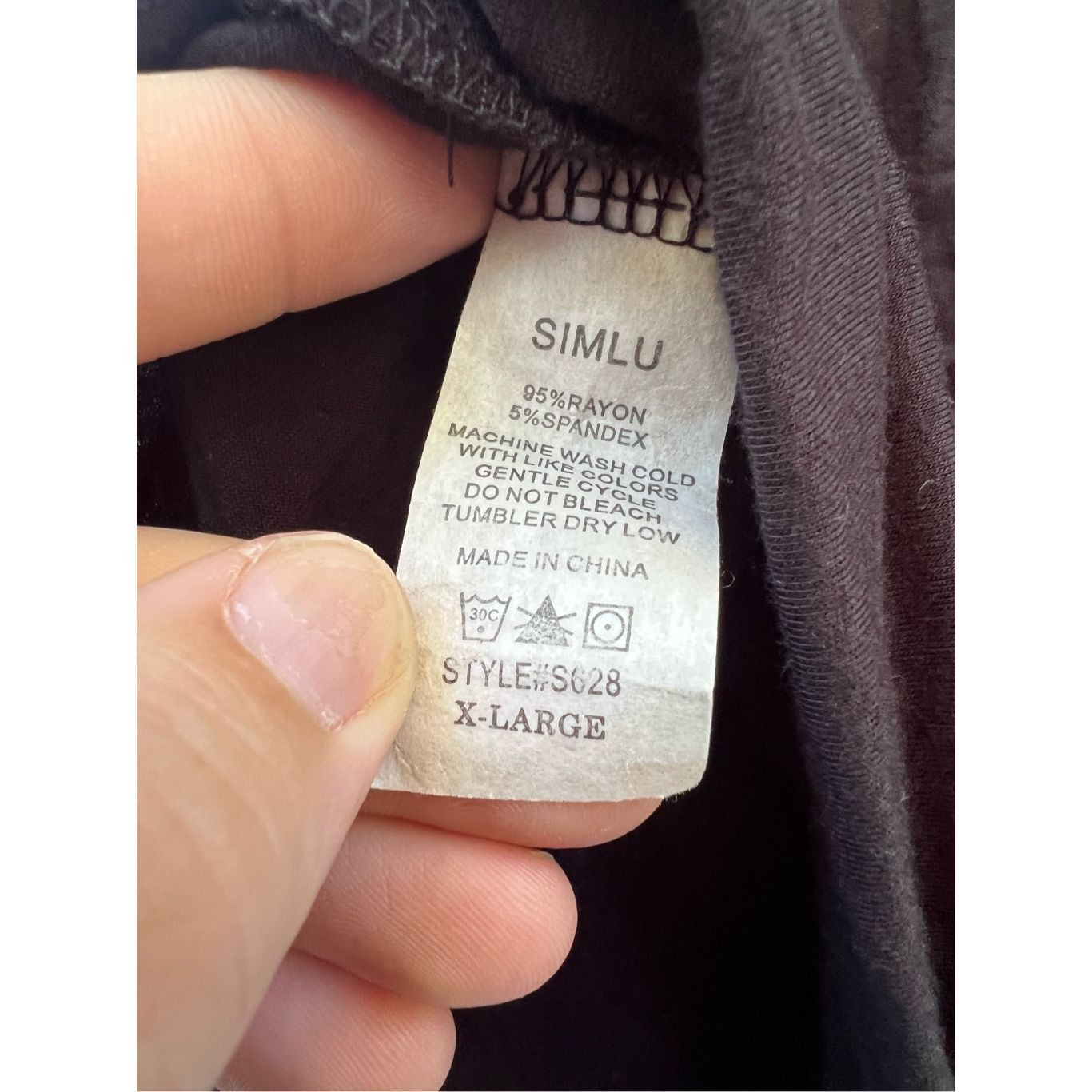 Other Simlu Black Woman’s Shirt With Open Back Size XL Size XL / US 12-14 / IT 48-50 - 4 Thumbnail