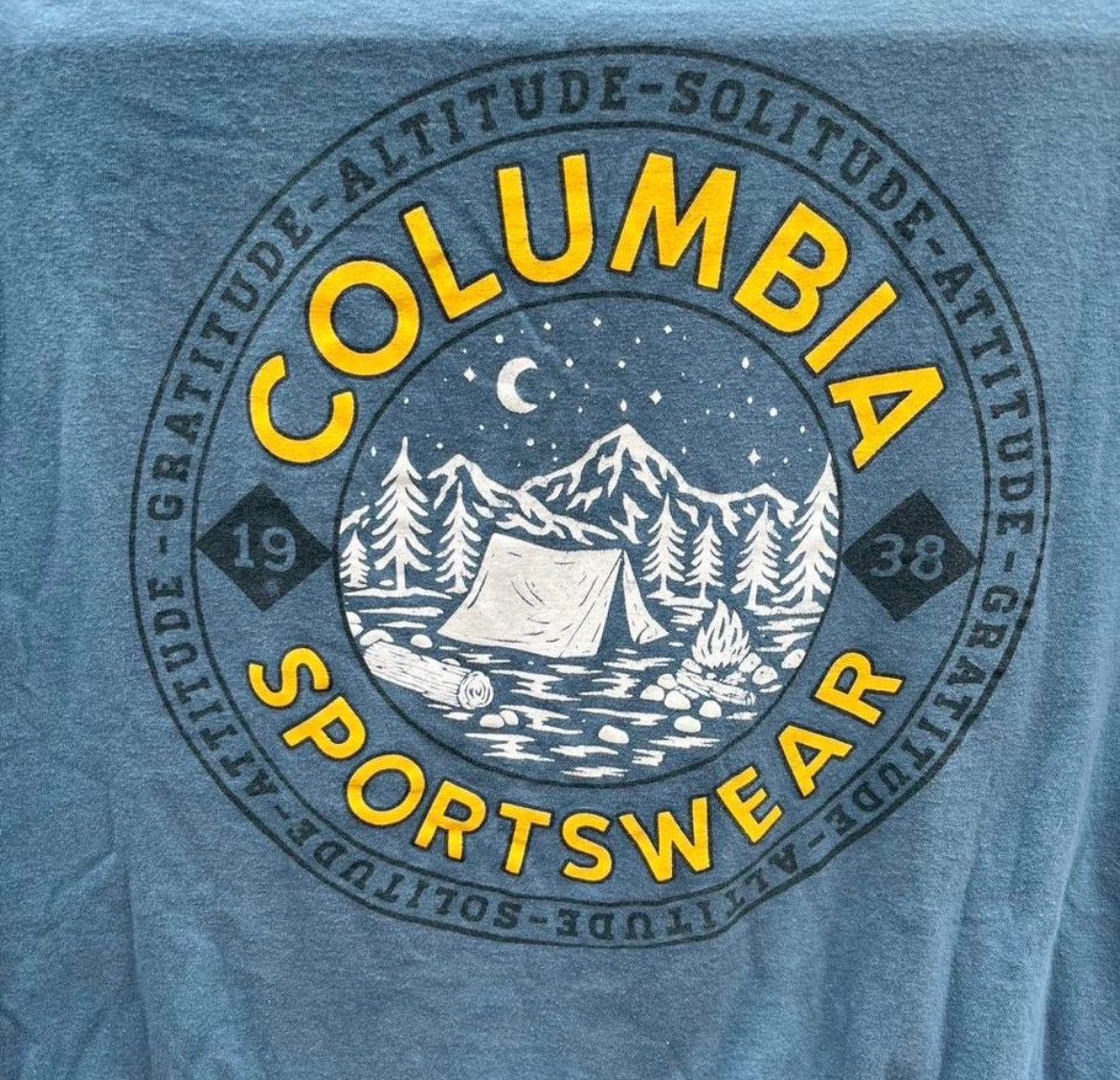 Columbia Columbia Sportswear 'Great Outdoors' Camping Graphic T-Shirt Size US L / EU 52-54 / 3 - 4 Thumbnail