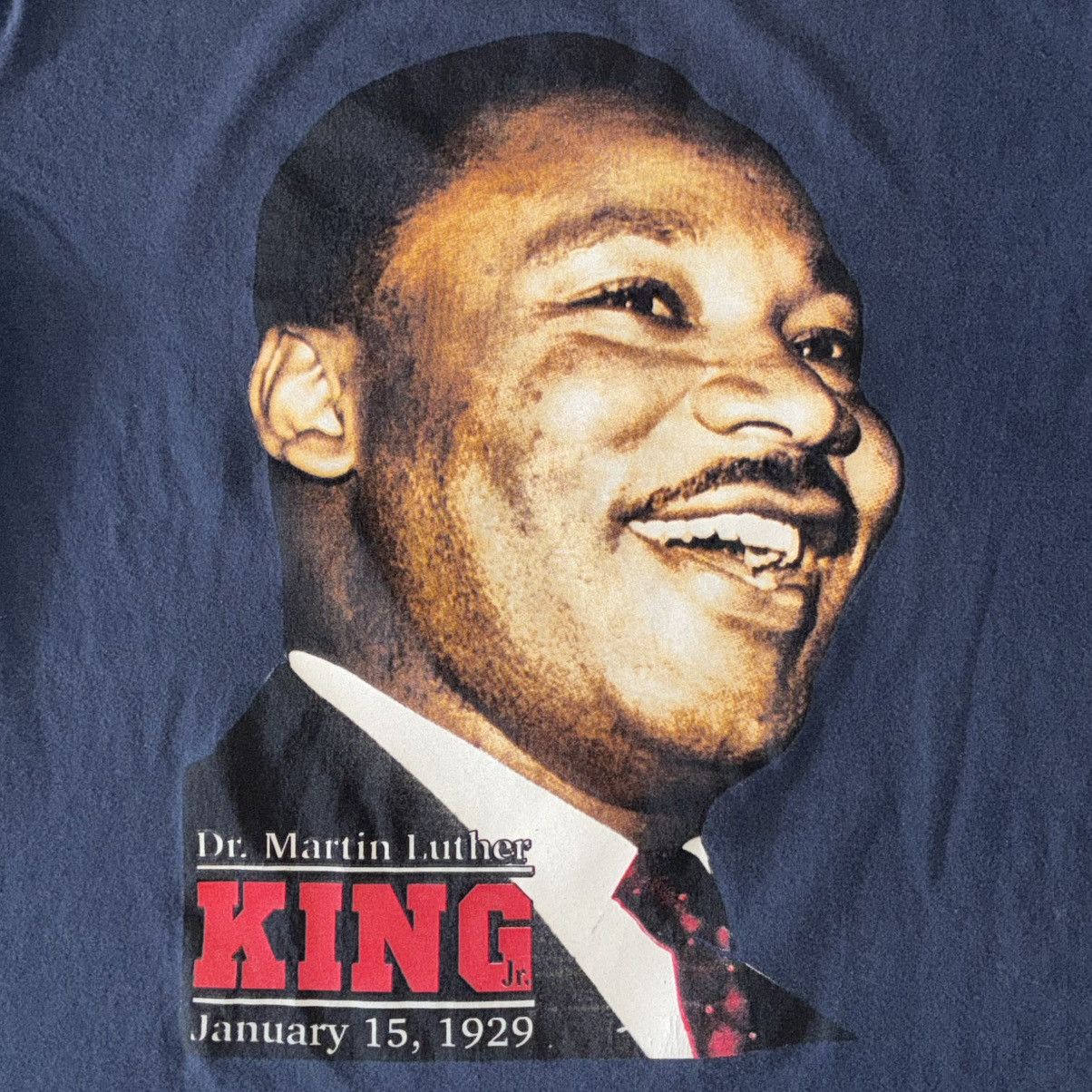 Other 90s Dr. Martin Luther King Jr. big face tee shirt RARE Size US XL / EU 56 / 4 - 2 Thumbnail
