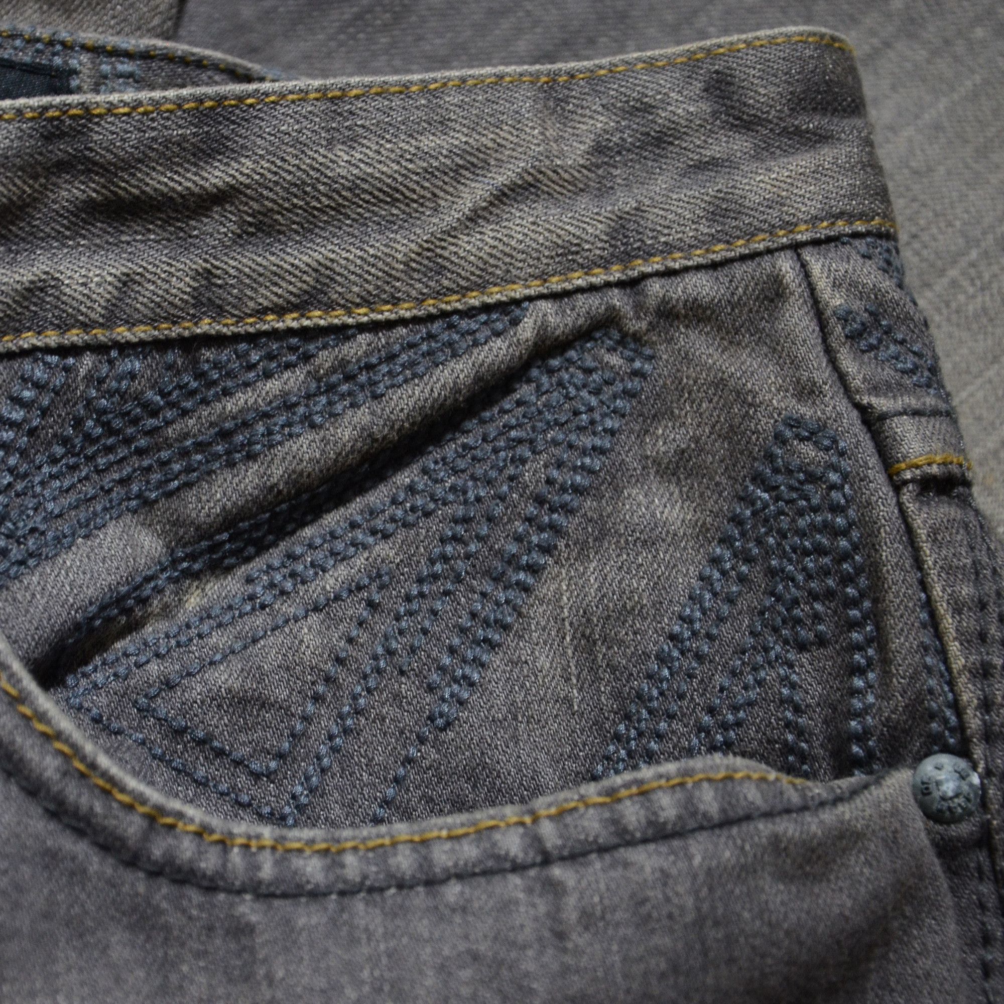 Marithe + Francois Girbaud M+FG Jeans Y2K Design Sample Item Special Pocket Size US 34 / EU 50 - 4 Thumbnail