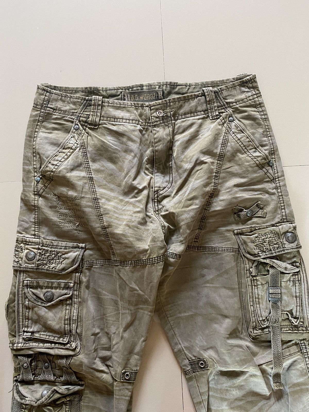 Hysteric Glamour Rare Design Multi Pocket Tactical Denim Pants Size US 36 / EU 52 - 4 Thumbnail