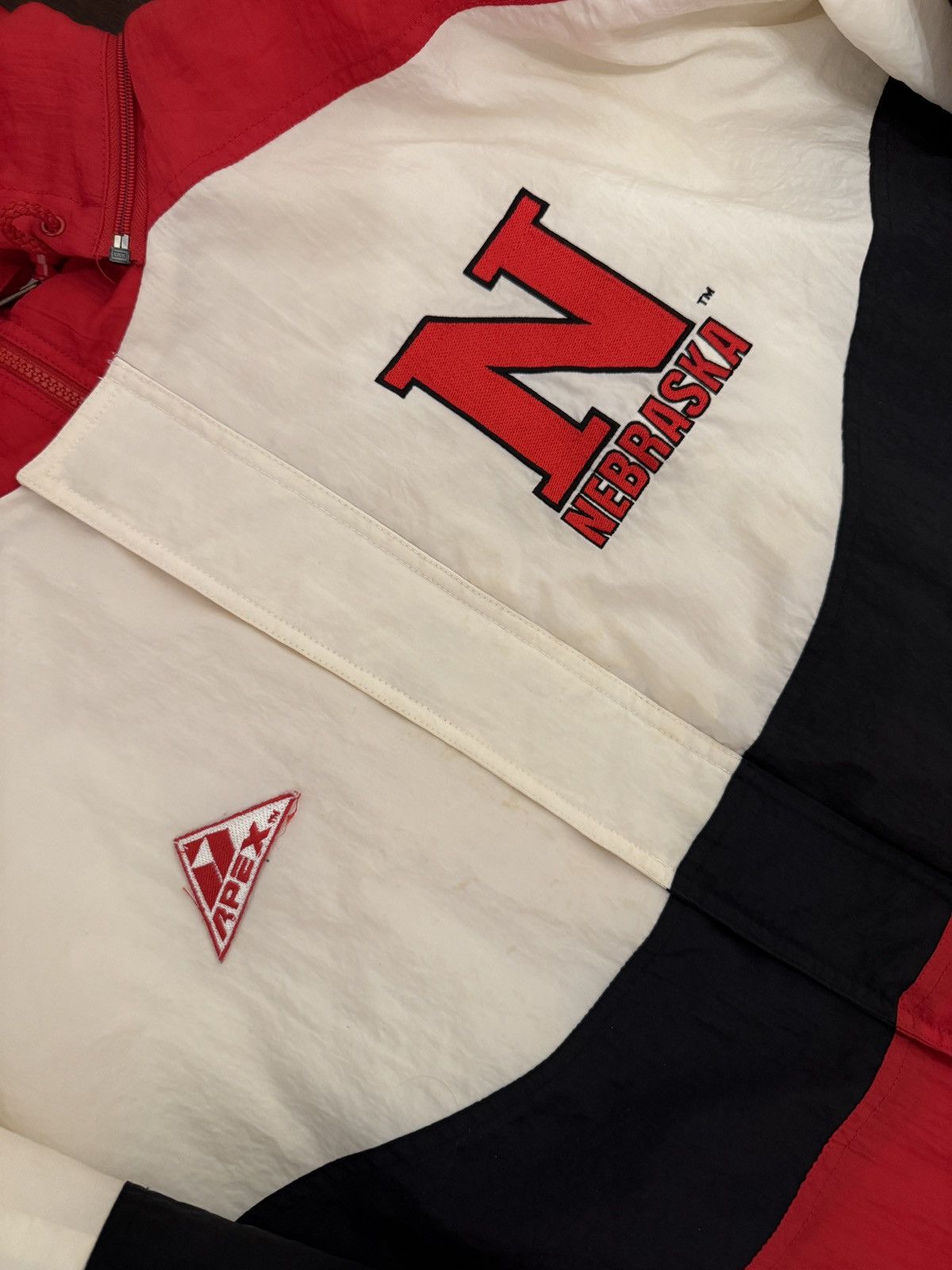 Apex One Vintage 90s Nebraska Huskers Apex One jacket Size US XL / EU 56 / 4 - 2 Thumbnail