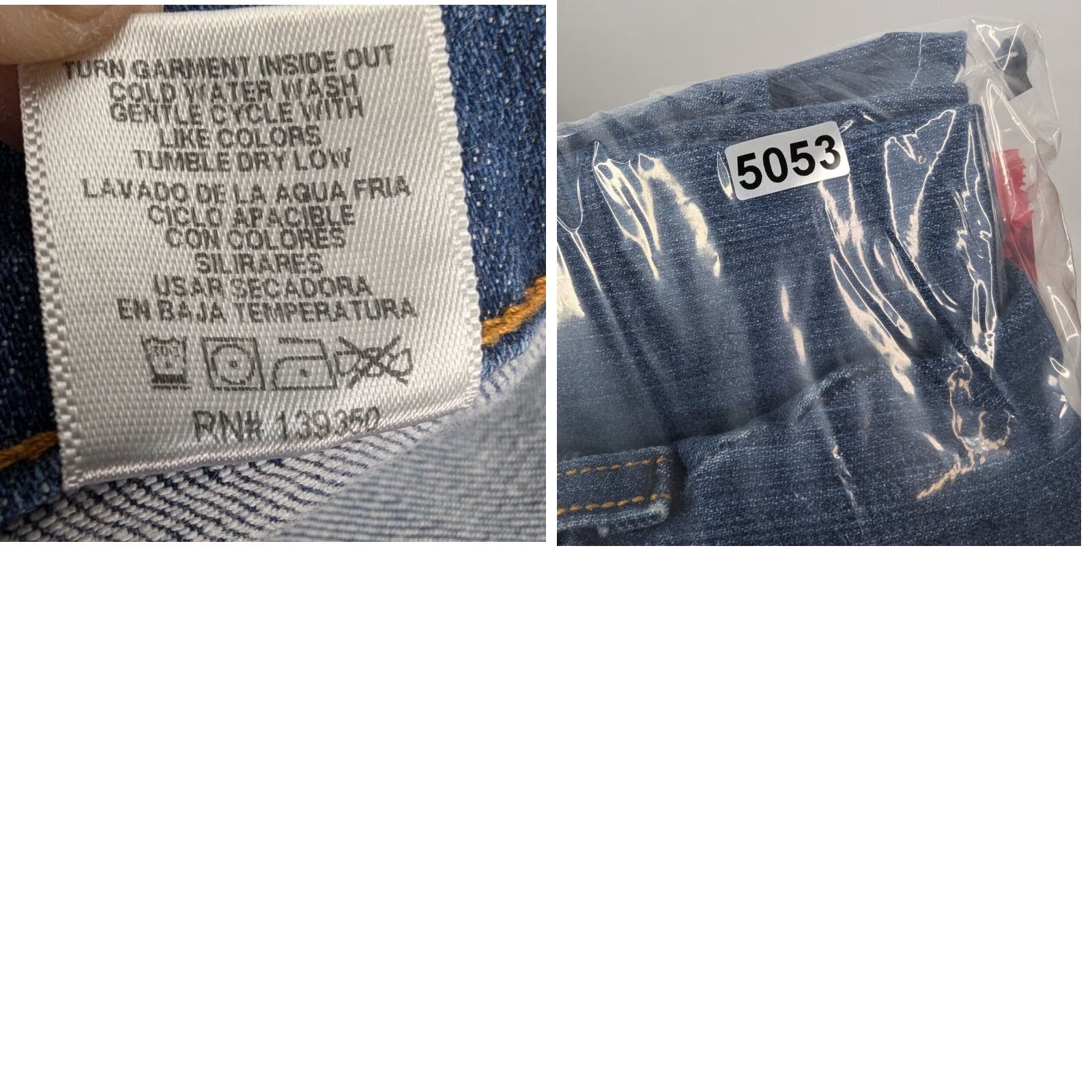 Vintage Fervour Jeans Womens Flared High Rise Denim 31/13 13 Blue Rainbow Hippie Baggy Embroidered Logo USA Size 34" / US 12 / IT 48 - 9 Thumbnail