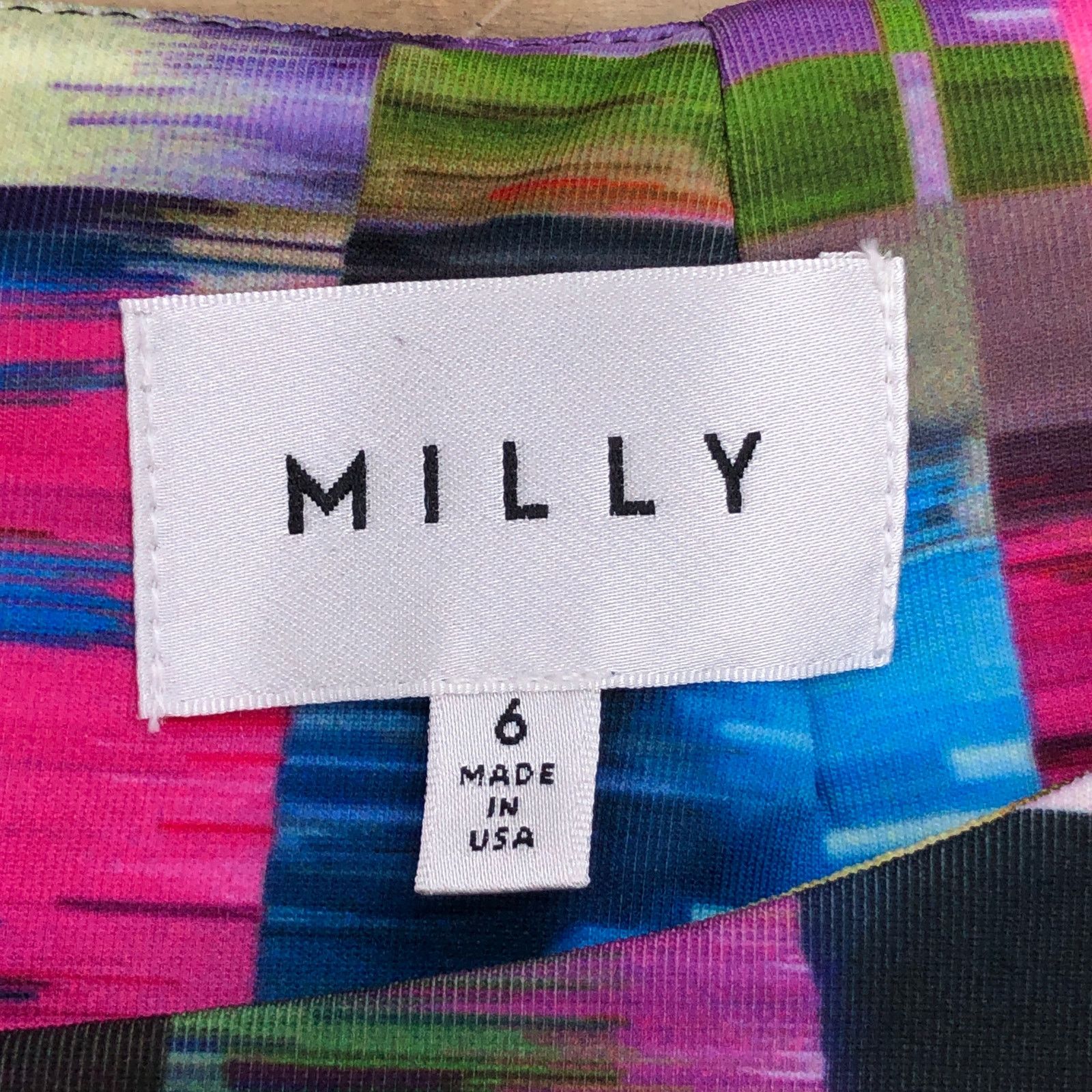 MILLY Milly Size 6 Dress Scuba Cubist Print Sheath Sleeveless USA Size M / US 6-8 / IT 42-44 - 12 Thumbnail