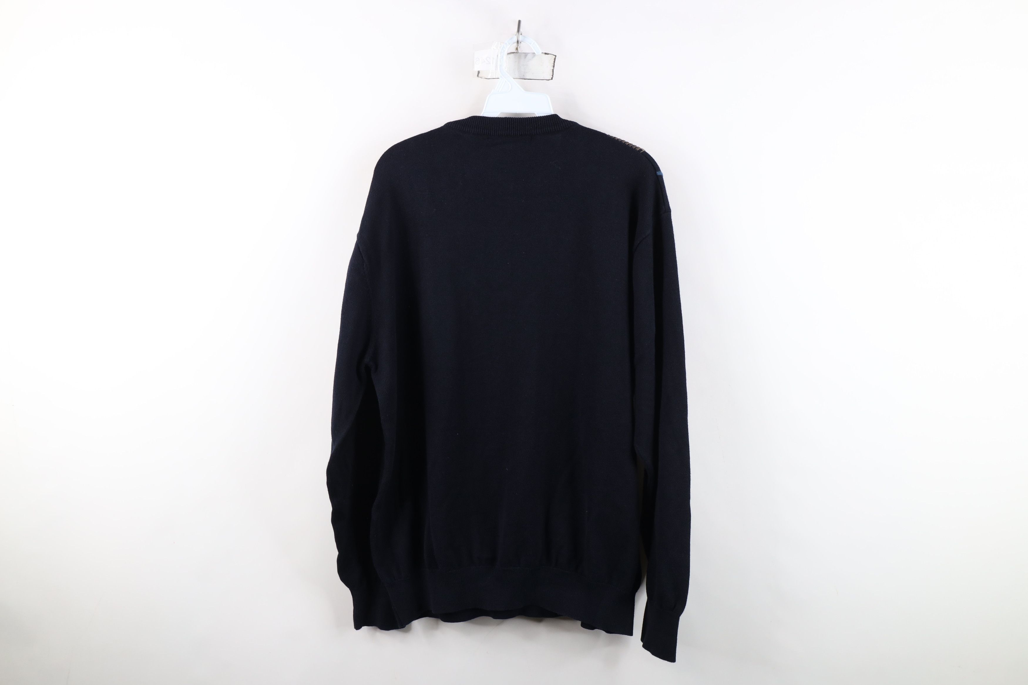 Vintage Vintage 90s Coogi Style Striped Knit Crewneck Sweater Size US L / EU 52-54 / 3 - 8 Thumbnail