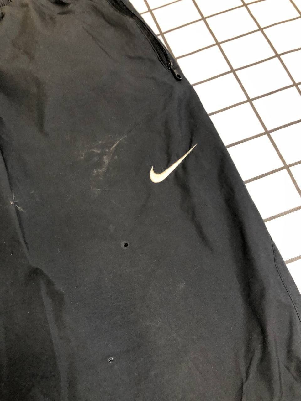 Nike Vintage Nike Track Pants 00s Nylon Swoosh Y2K Size US 38 / EU 54 - 2 Thumbnail