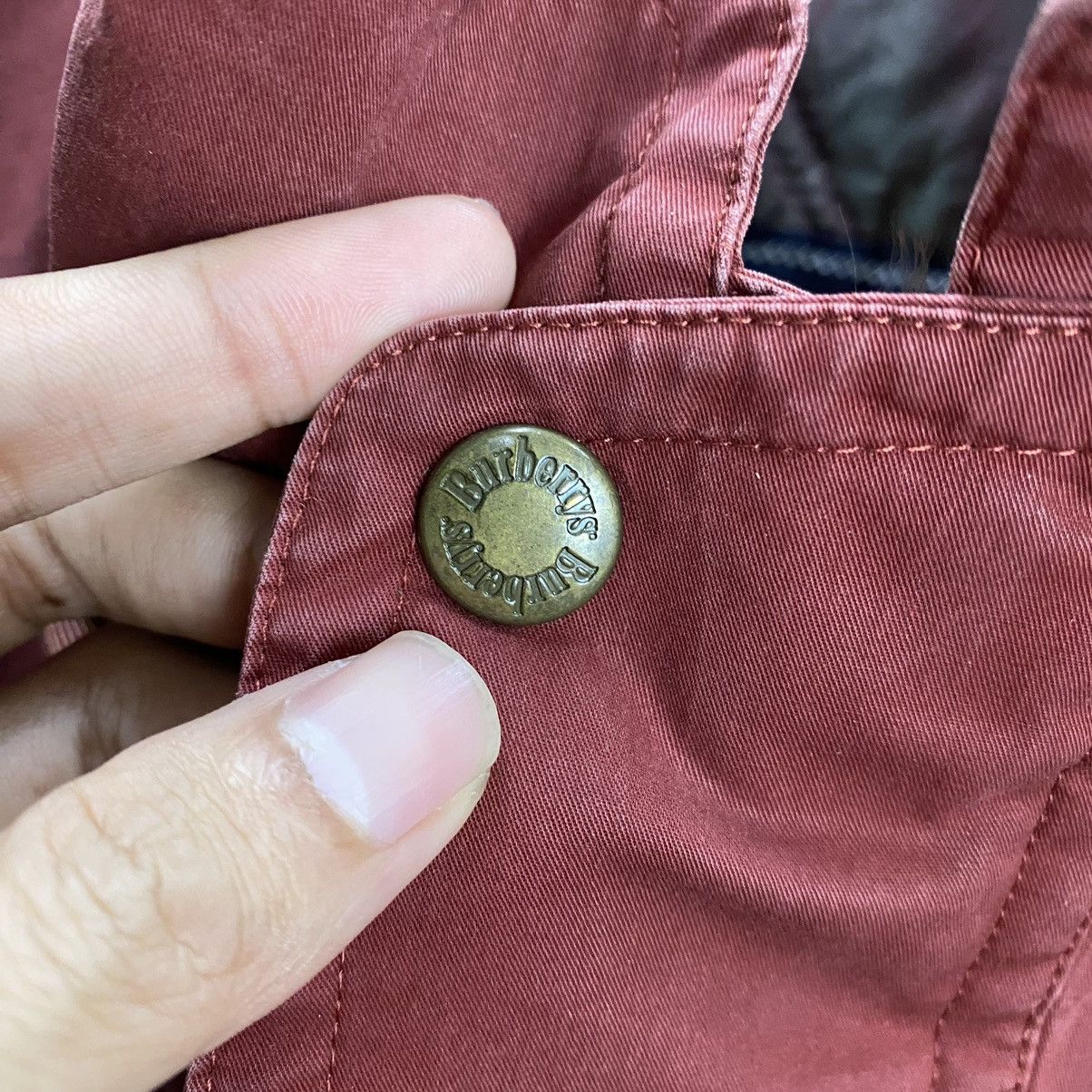 Burberry × Burberry Prorsum × Vintage Vintage Burberry London Parka Hooded Missing Faded Jacket Size US L / EU 52-54 / 3 - 10 Thumbnail