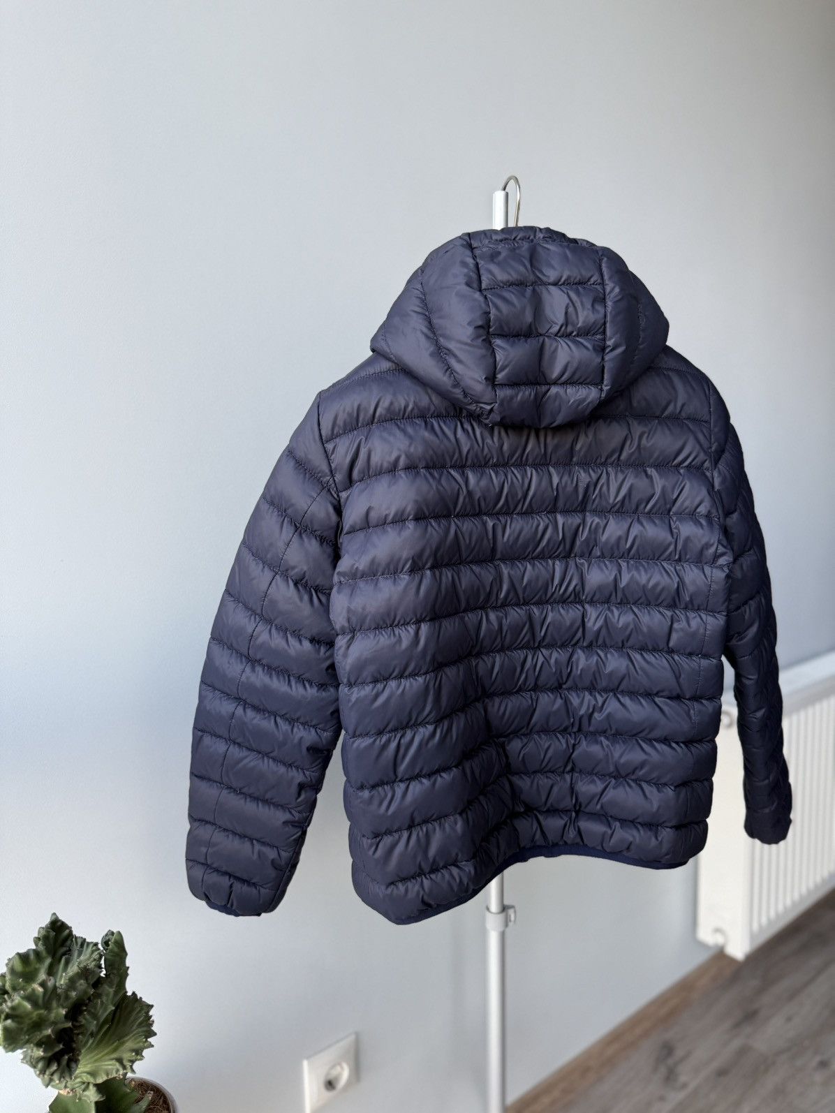 Prada Prada Nylon Hooded Blue Down Badge Triangle Logo Jacket Size XS / US 0-2 / IT 36-38 - 4 Thumbnail