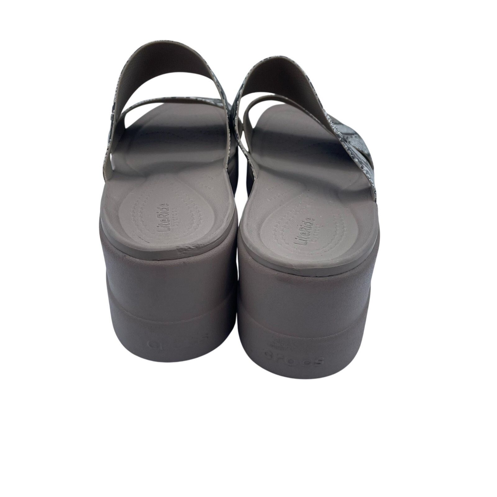 Crocs Crocs Lite Ride Brooklyn Mid Snake Skin Sandals Womens 11 Size US 11 / IT 41 - 4 Thumbnail