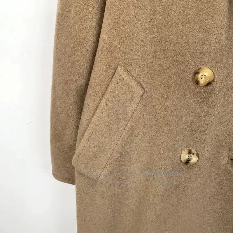 Max Mara MaxMara Brown Wool Women's Overcoat . Size S / US 4 / IT 40 - 4 Thumbnail