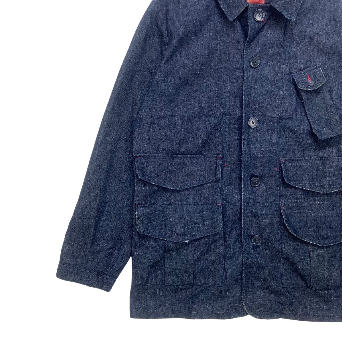 Japanese Brand Japanese Brand 3S Three Styles Distressed Denim Jacket Size US M / EU 48-50 / 2 - 3 Thumbnail