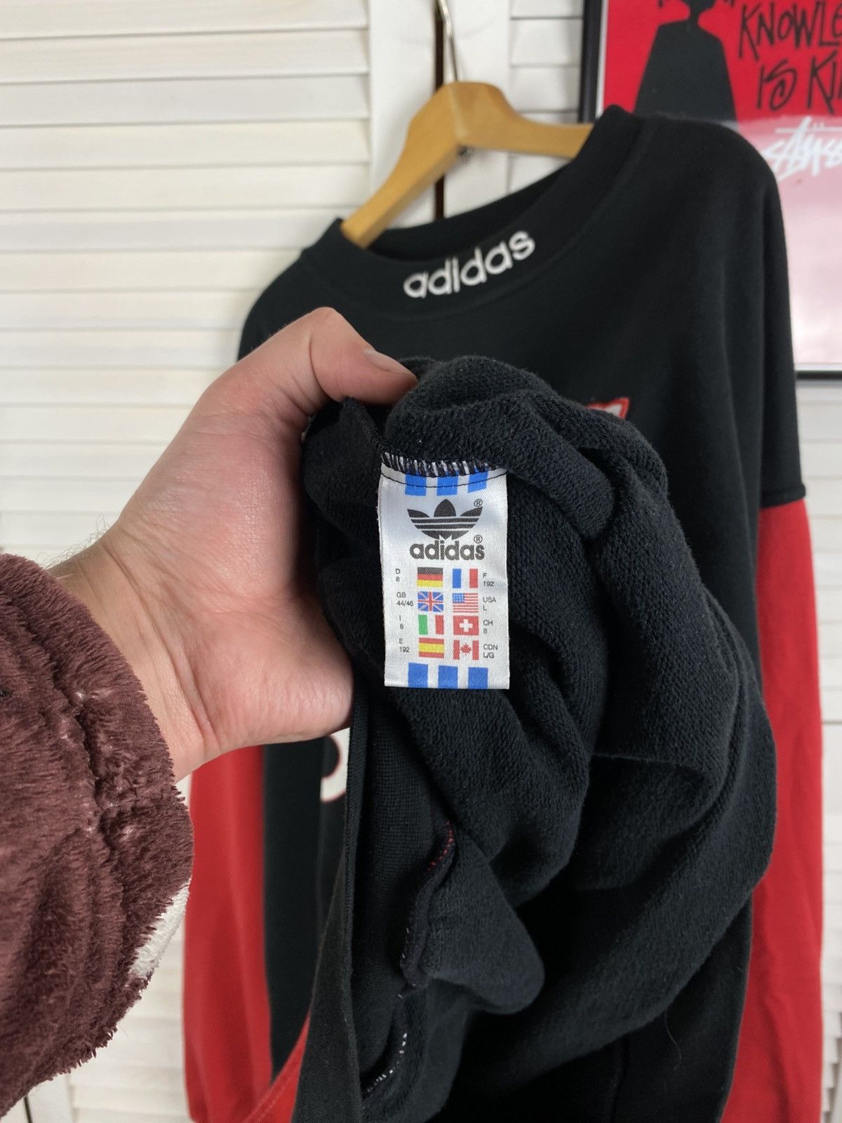 Adidas Vintage 90s Adidas VfB Stuttgart Trefoil Sweatshirt L Bundle Size US XL / EU 56 / 4 - 7 Thumbnail