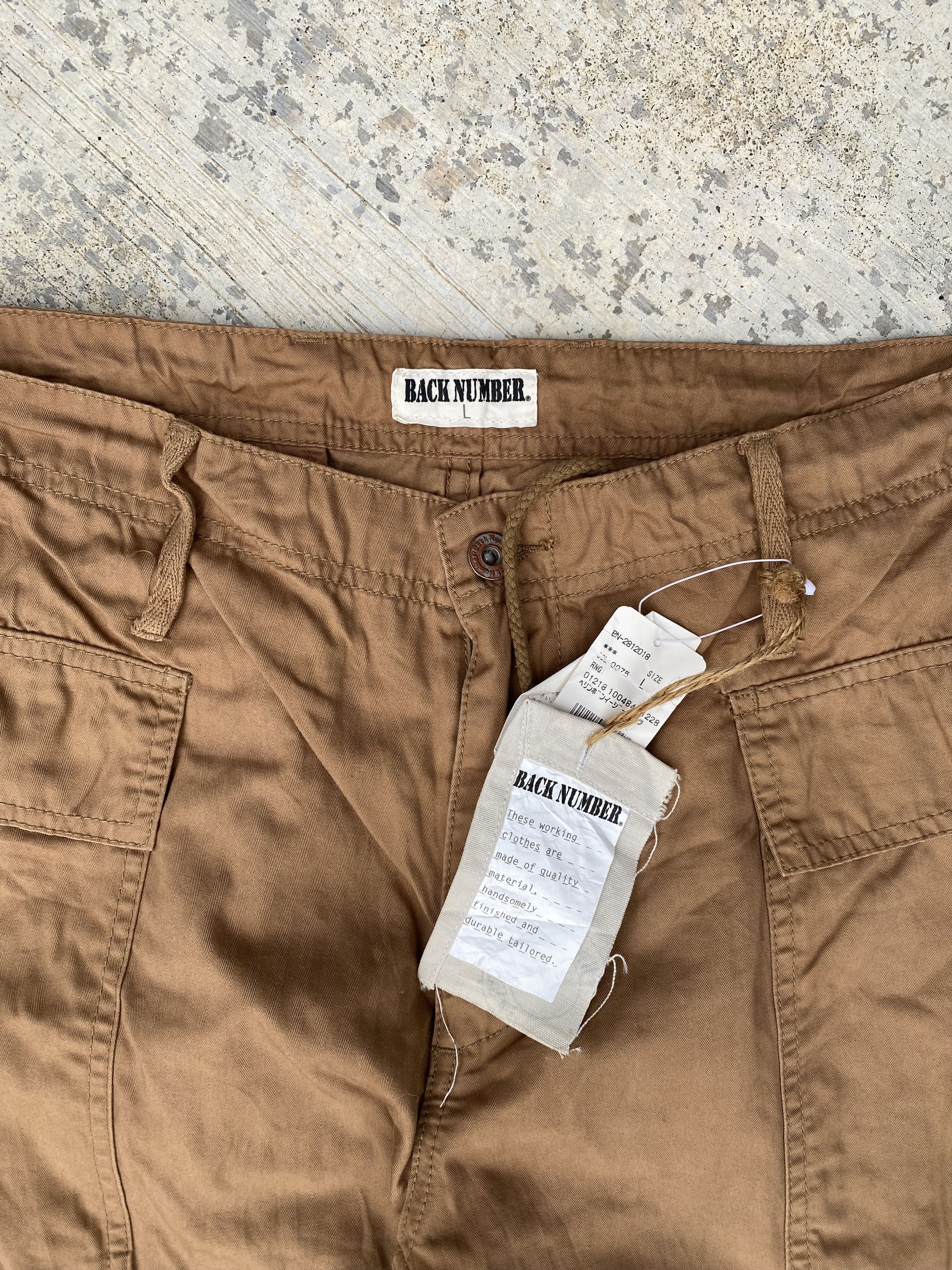 Japanese Brand Back Number Cotton Twill Tactical Cargo Pants Size US 31 - 9 Thumbnail