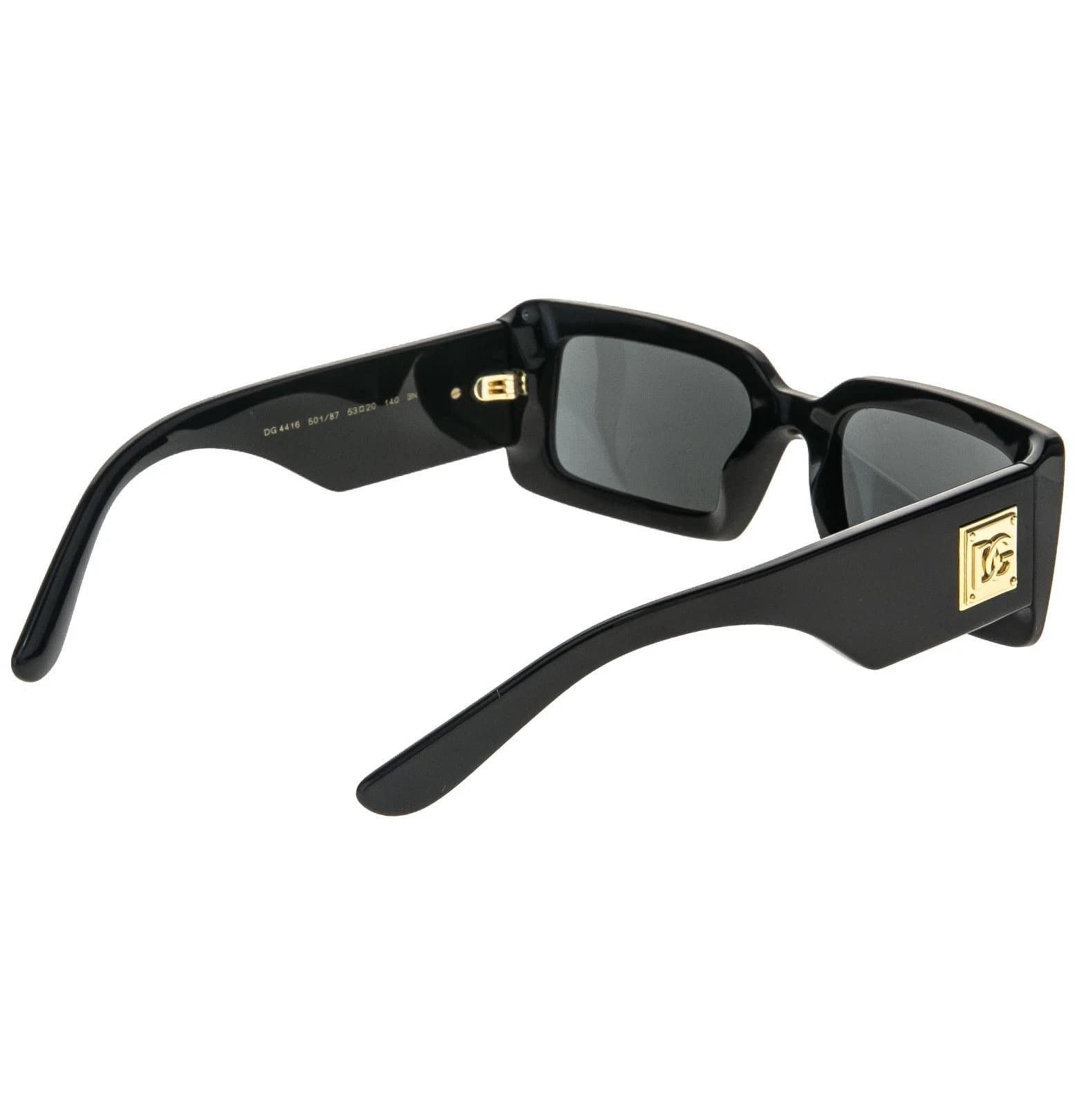 Dolce & Gabbana DOLCE & GABBANA 4416 Black Geometric Narrow Sunglass DG4416 Size ONE SIZE - 2 Thumbnail