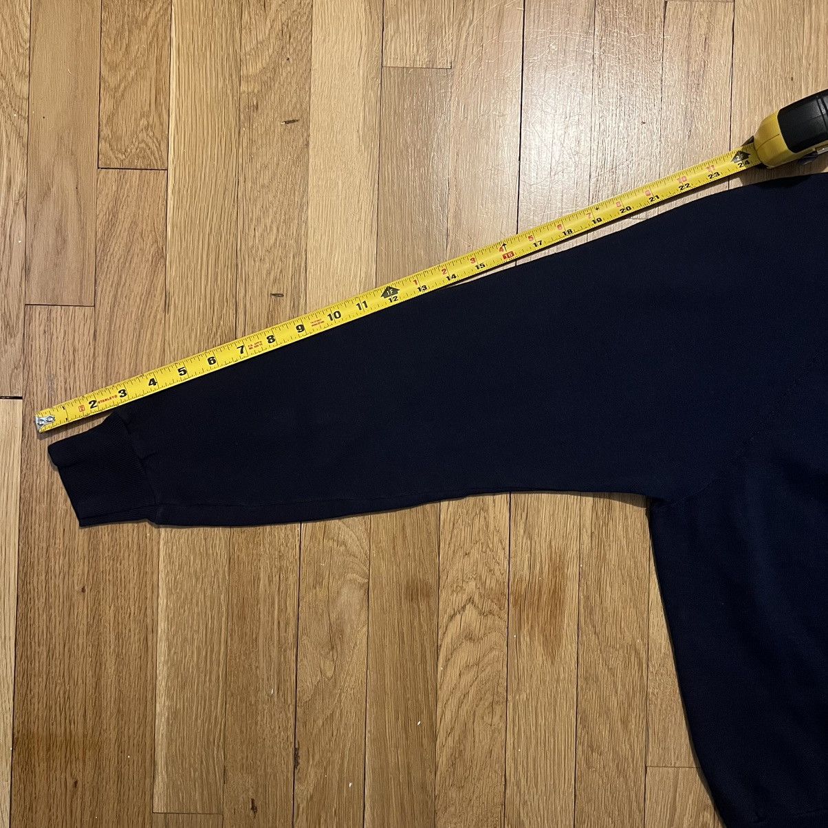 Vintage Vintage Blank Dark Blue Crewneck Sweater XL Made in USA Size US XL / EU 56 / 4 - 4 Thumbnail