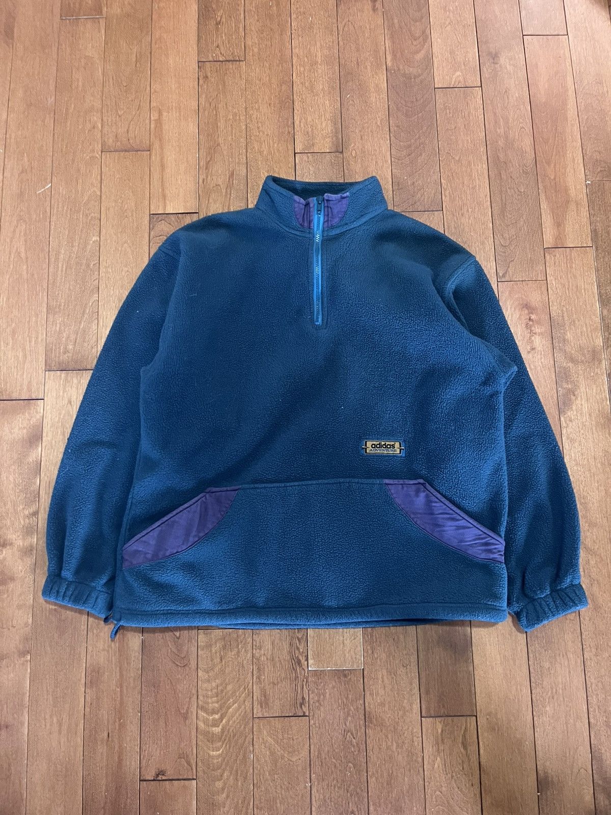 Adidas Vintage adidas fleece Size US L / EU 52-54 / 3 - 2 Thumbnail