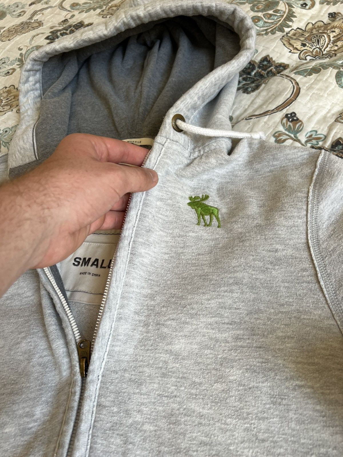 Abercrombie & Fitch Crazy Vintage Abercrombie & Fitch Faux Fur Zip Hoodie Japan Size US M / EU 48-50 / 2 - 6 Thumbnail