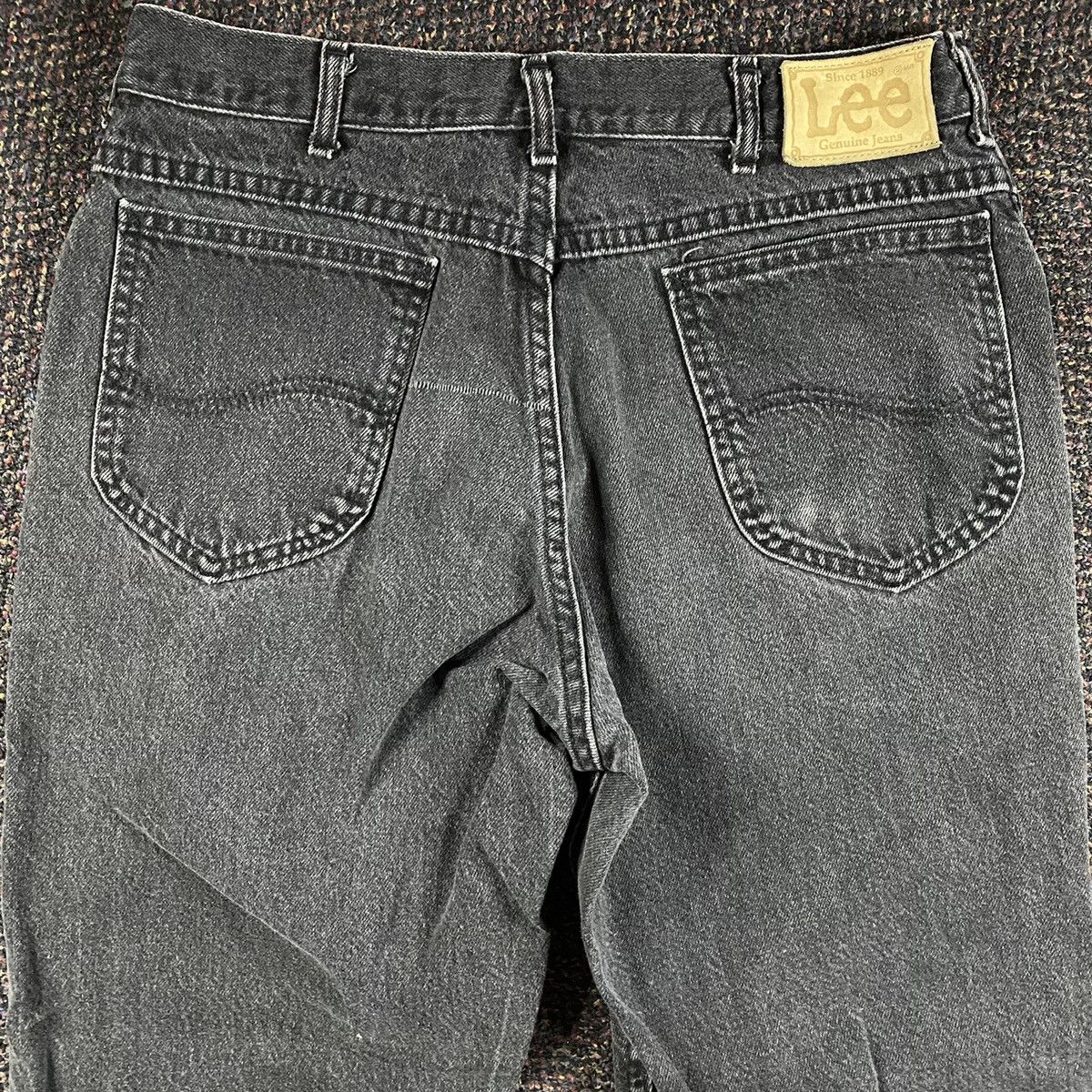 Lee × Vintage Vintage 1190s Black Lee Jeans Size US 30 / EU 46 - 2 Thumbnail
